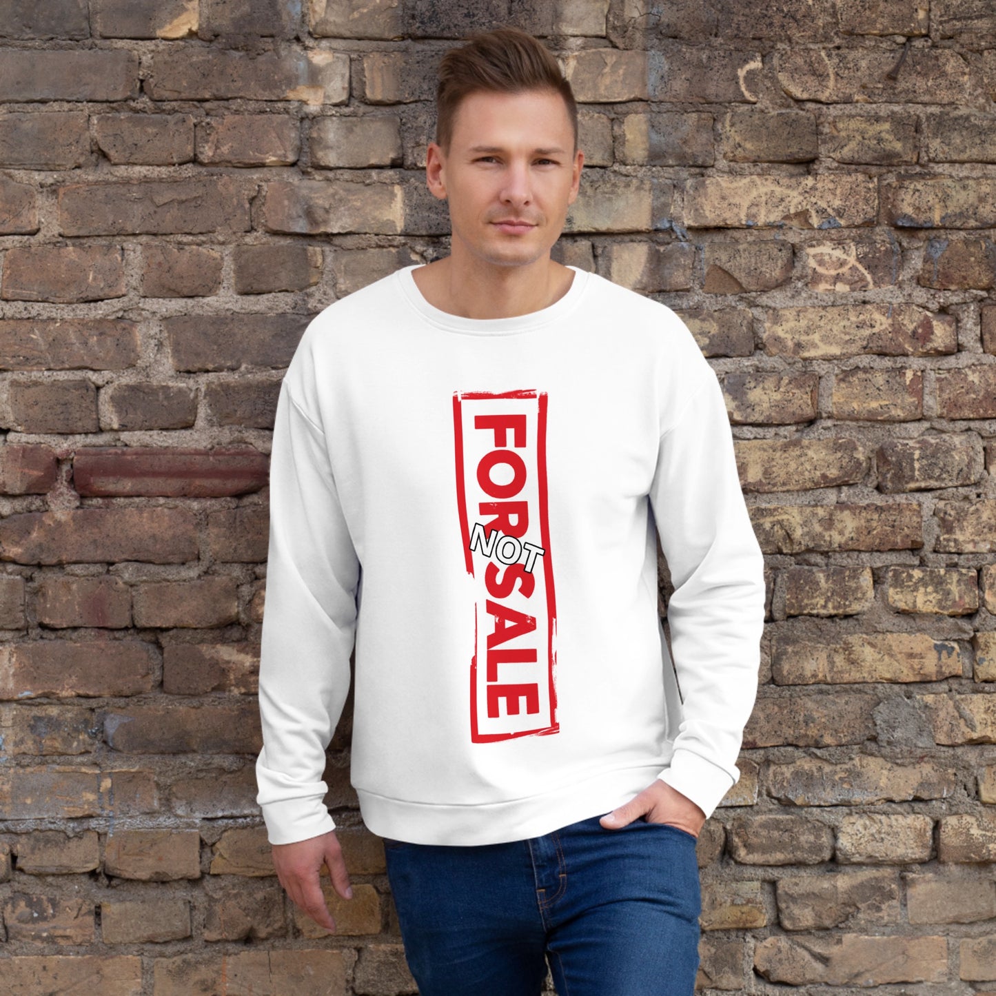 Not For Sale Red Stamp - Unisex Sweatshirt - iSAW Company