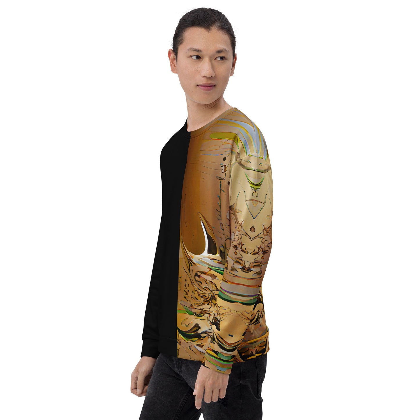 Half Black Half Gāolàng - Unisex Sweatshirt - iSAW Company