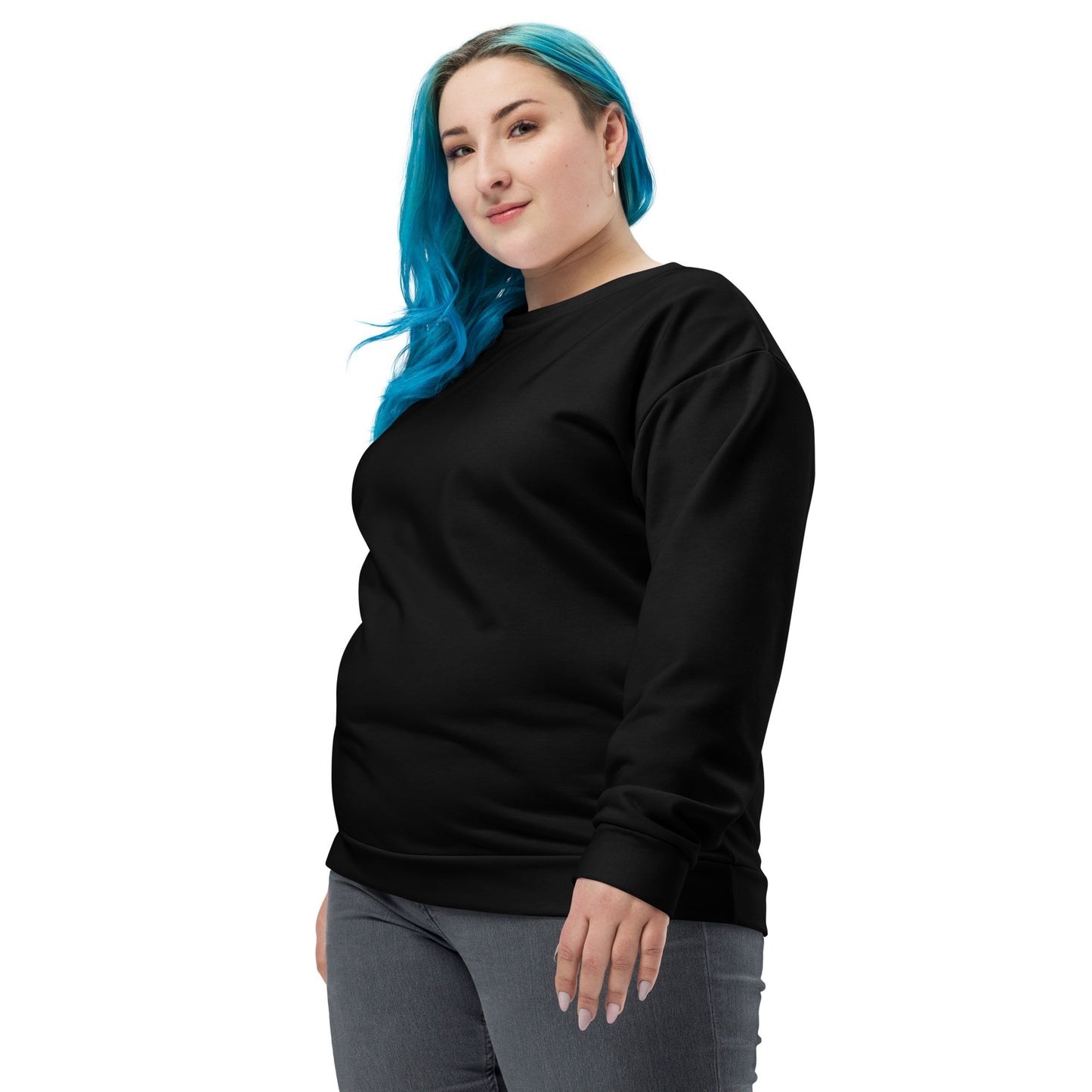 iSAW Unisex Black Sweatshirt - iSAW Company