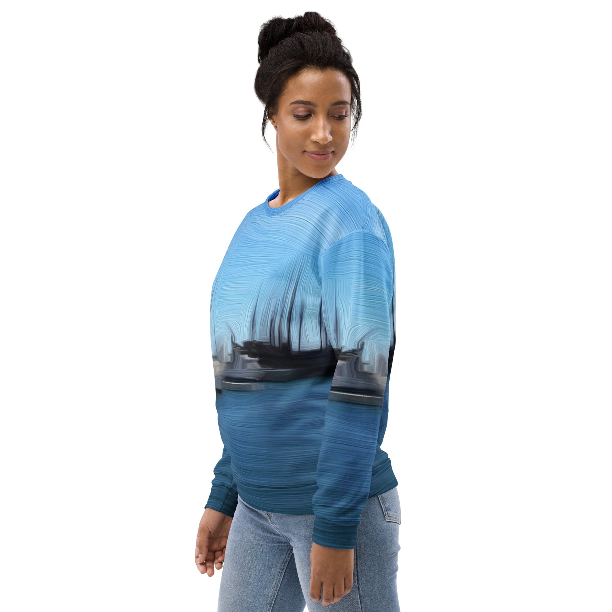 The Sleeping Yachts (at Morning) - Unisex Sweatshirt - iSAW Company