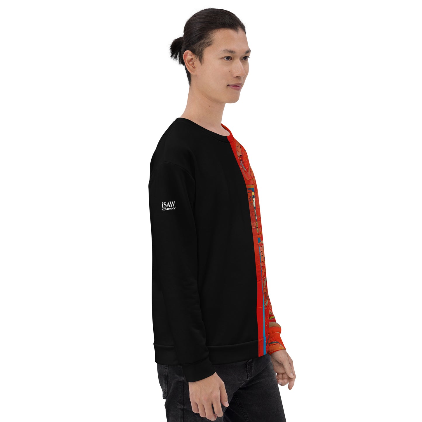 Half Black Half Hónghǎi - Unisex Sweatshirt - iSAW Company