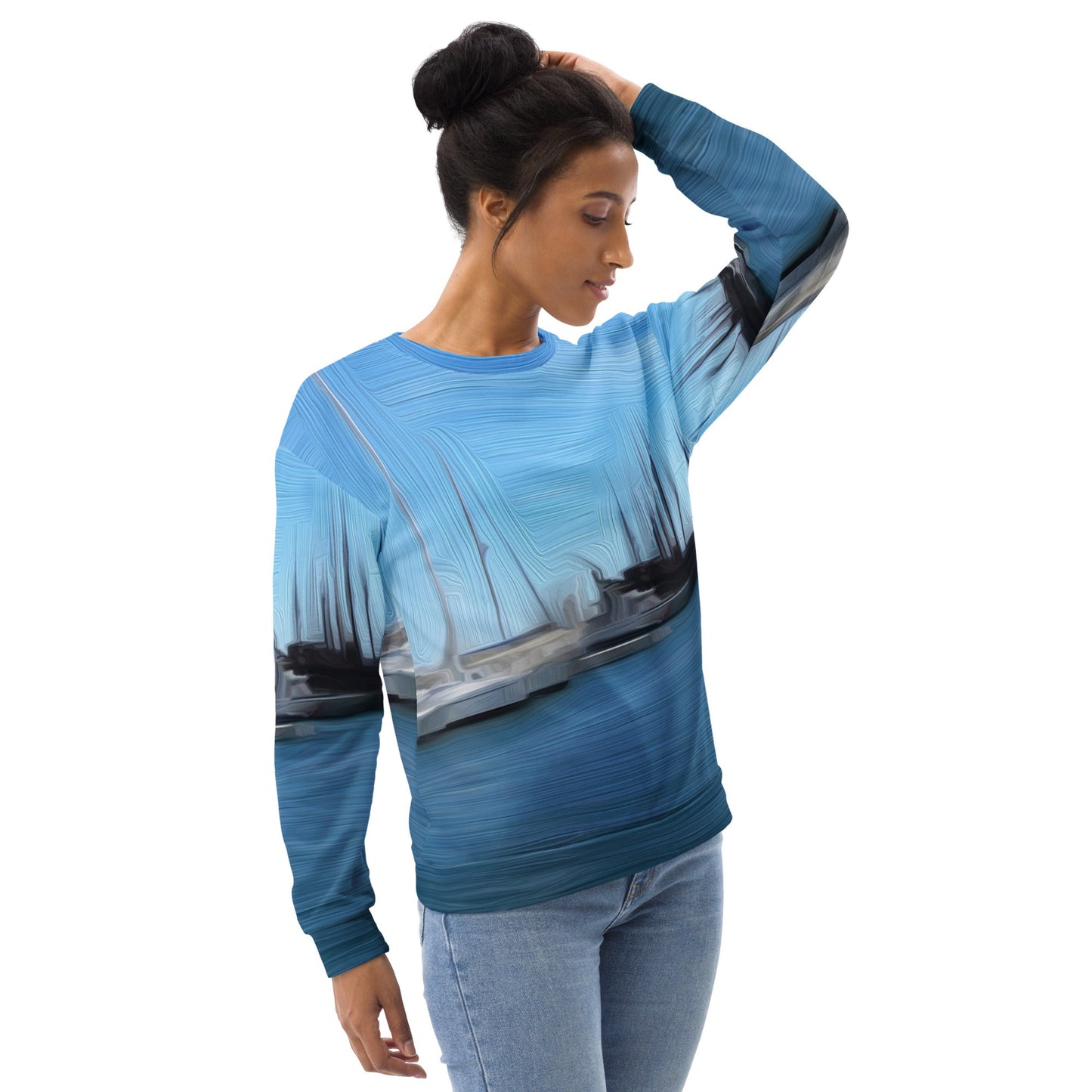 The Sleeping Yachts (at Morning) - Unisex Sweatshirt - iSAW Company