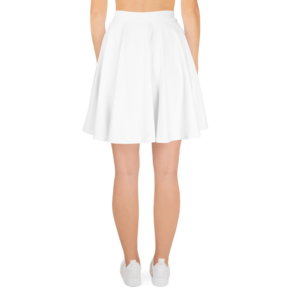 iSAW Womens White Skater Skirt - iSAW Company