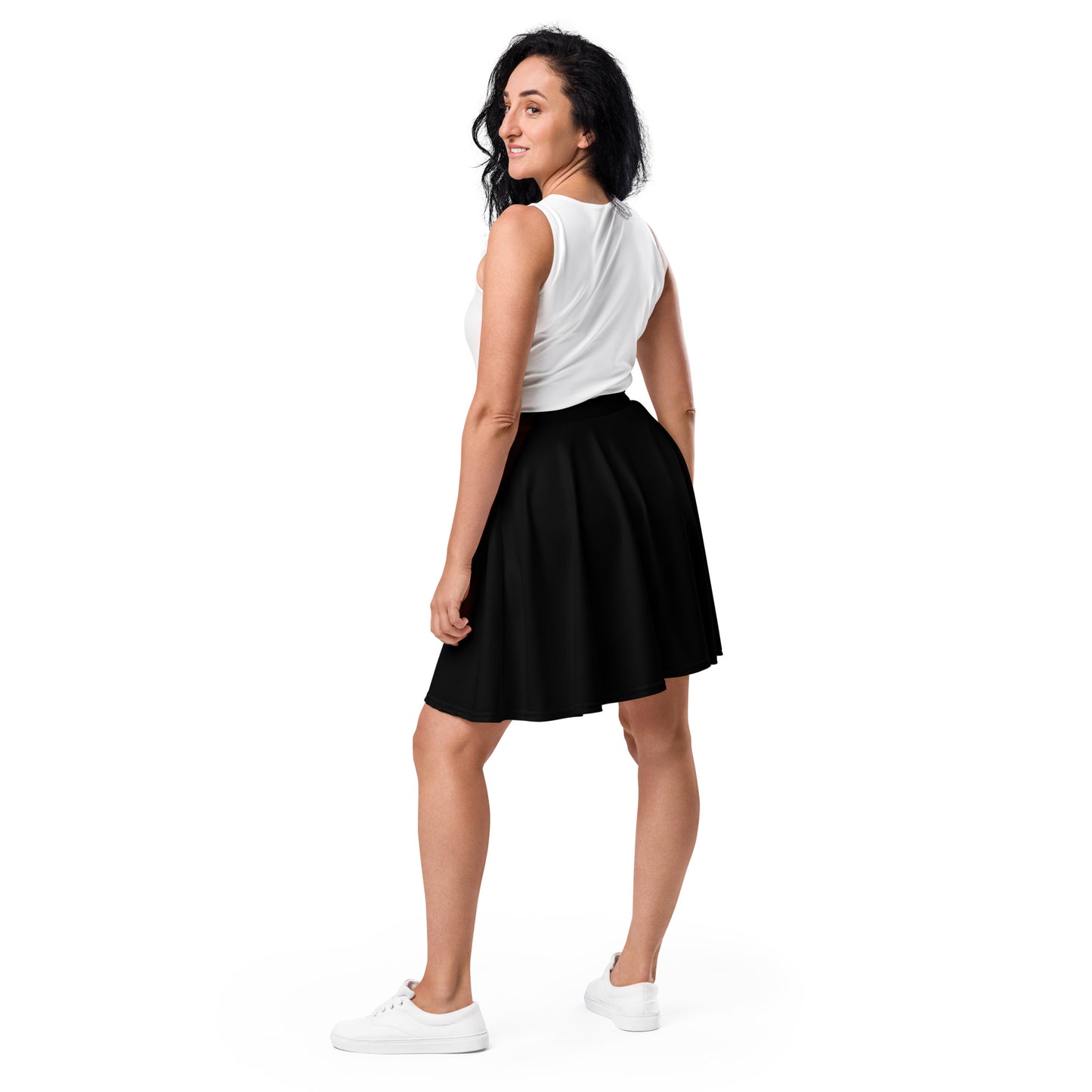 iSAW Womens Black Skater Skirt - iSAW Company