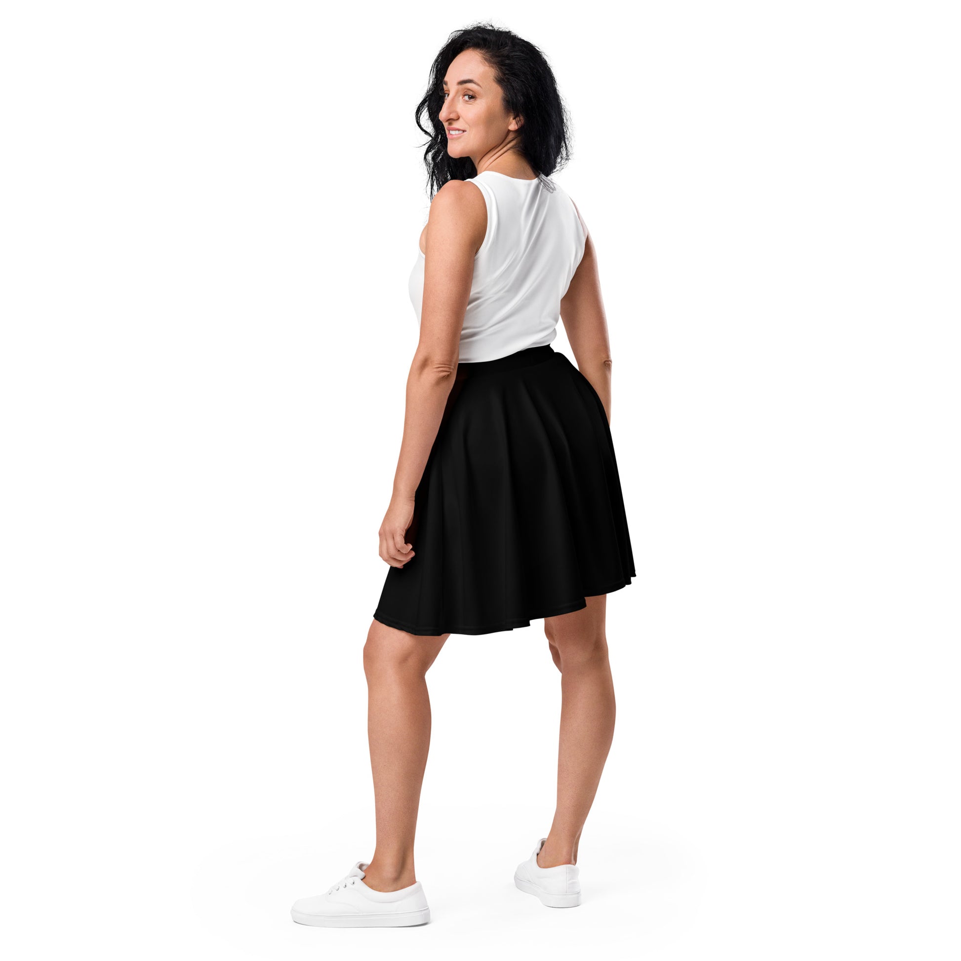 iSAW Womens Black Skater Skirt - iSAW Company