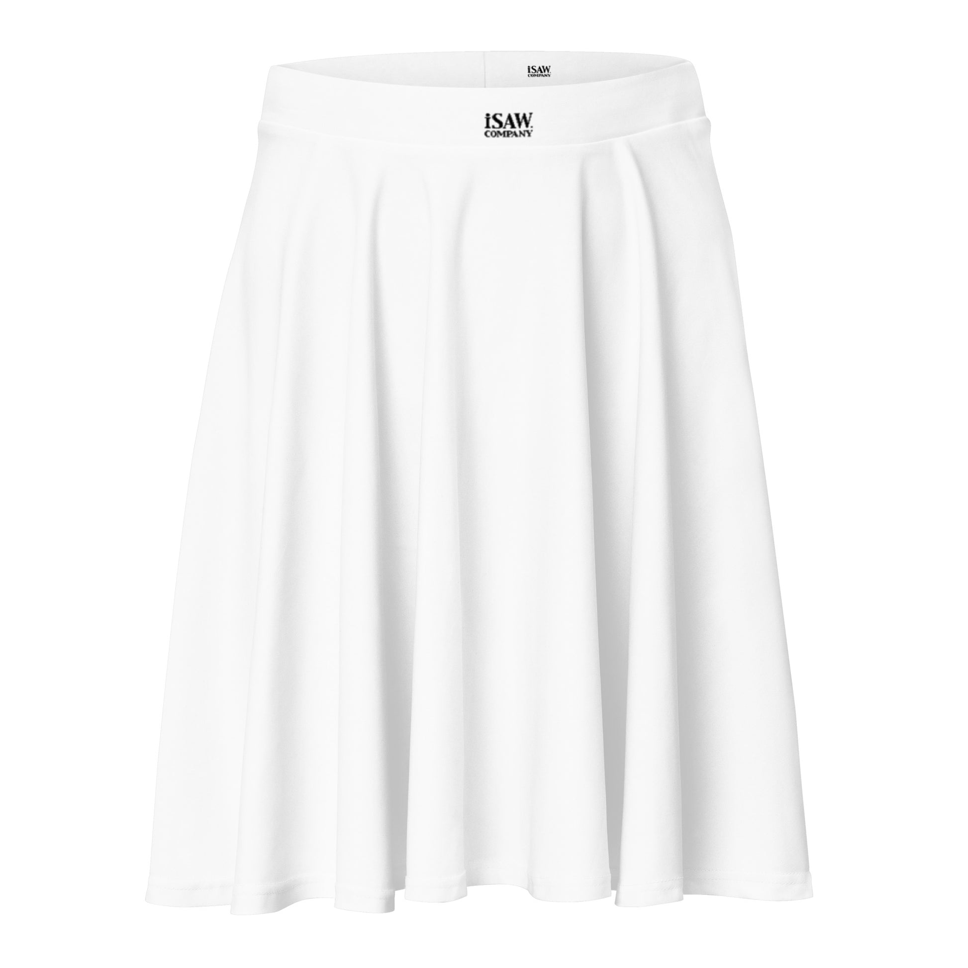 iSAW Womens White Skater Skirt - iSAW Company