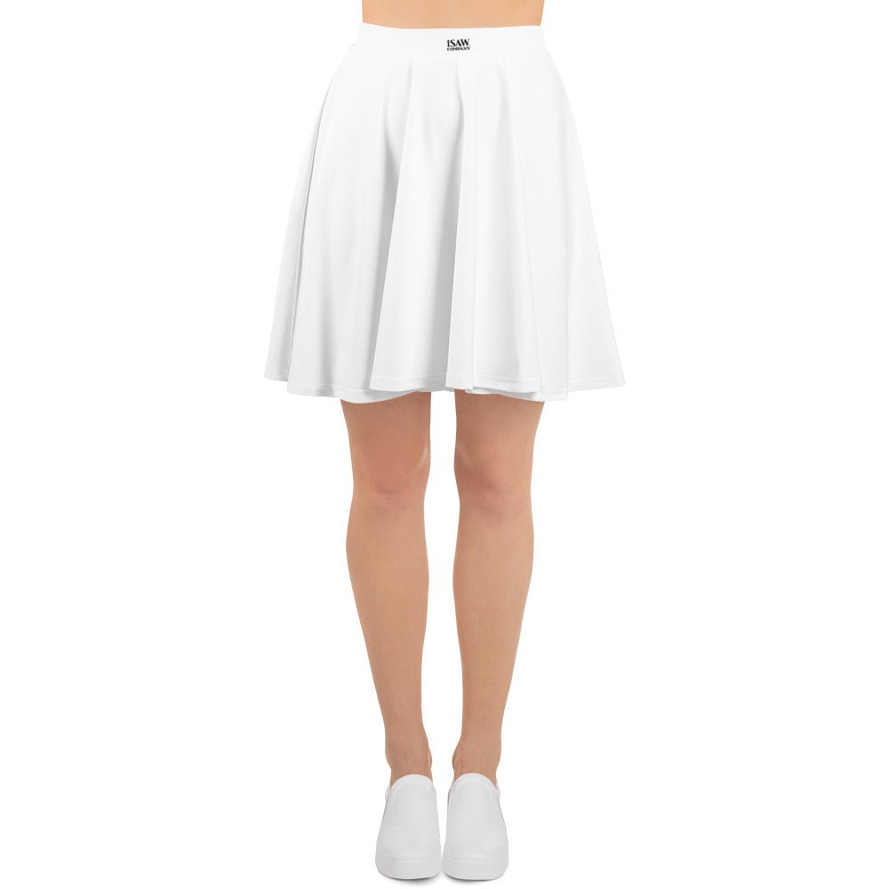 iSAW Womens White Skater Skirt - iSAW Company