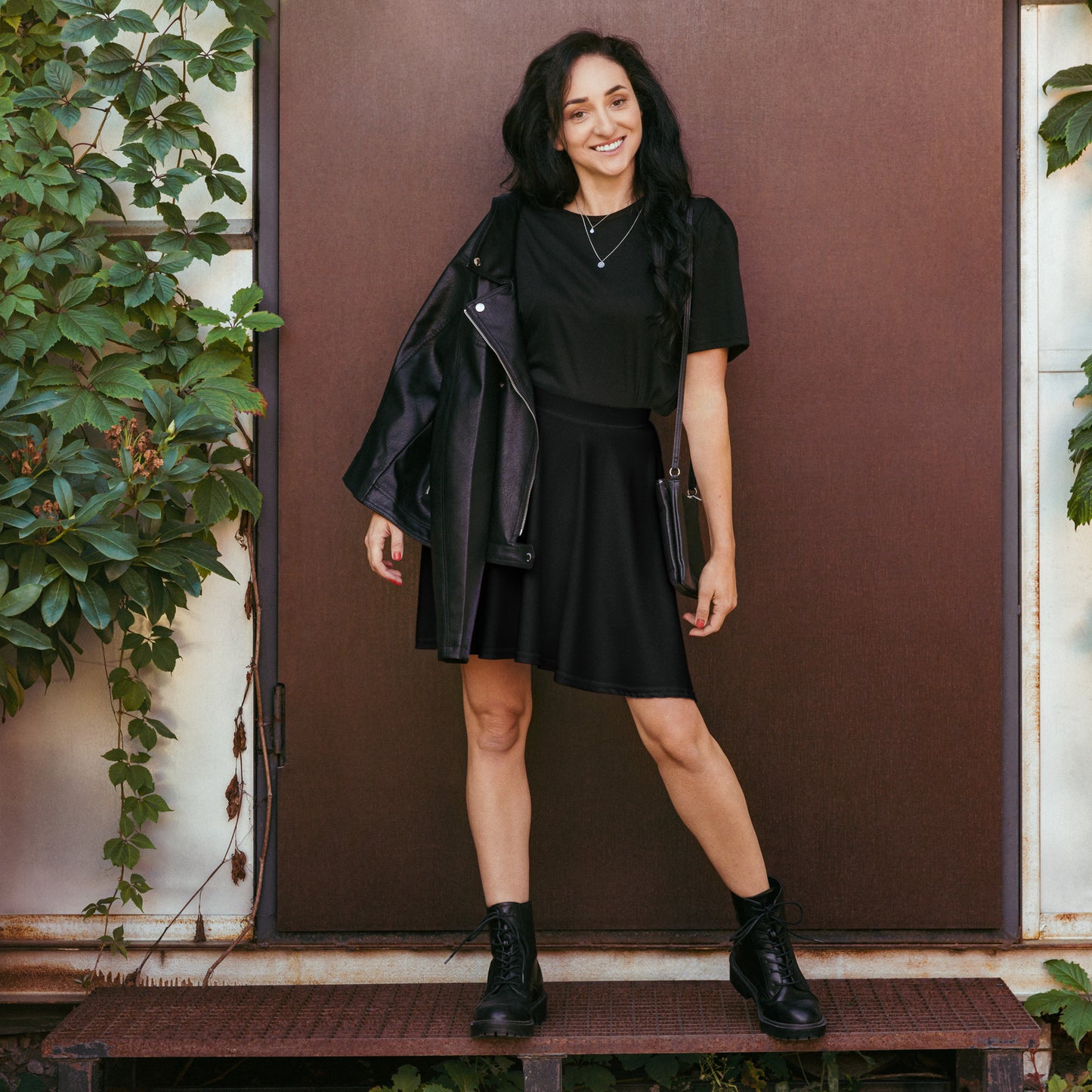 iSAW Womens Black Skater Skirt - iSAW Company