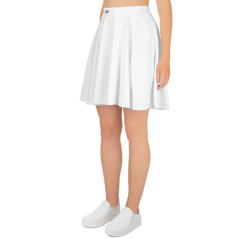 iSAW Womens White Skater Skirt - iSAW Company