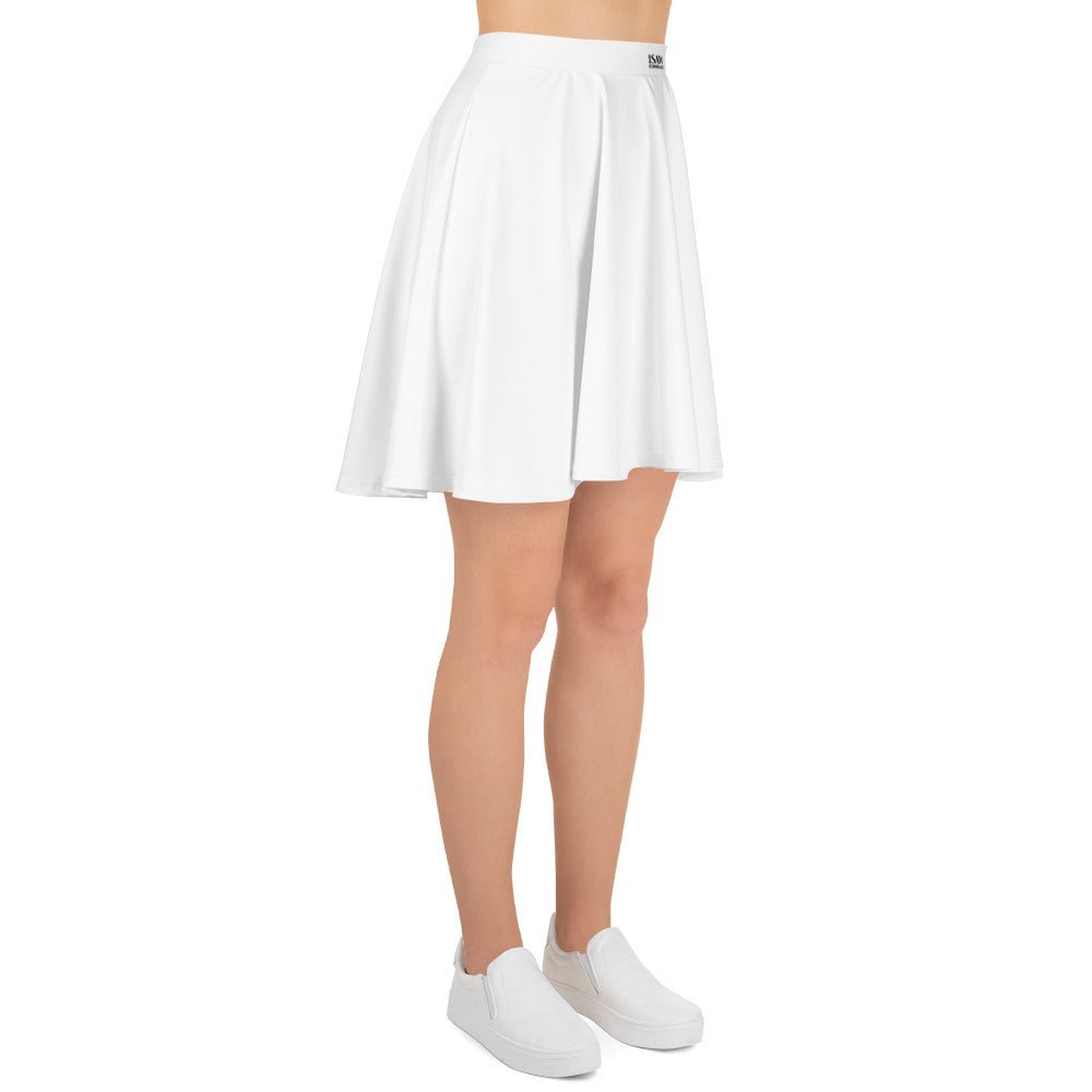 iSAW Womens White Skater Skirt - iSAW Company