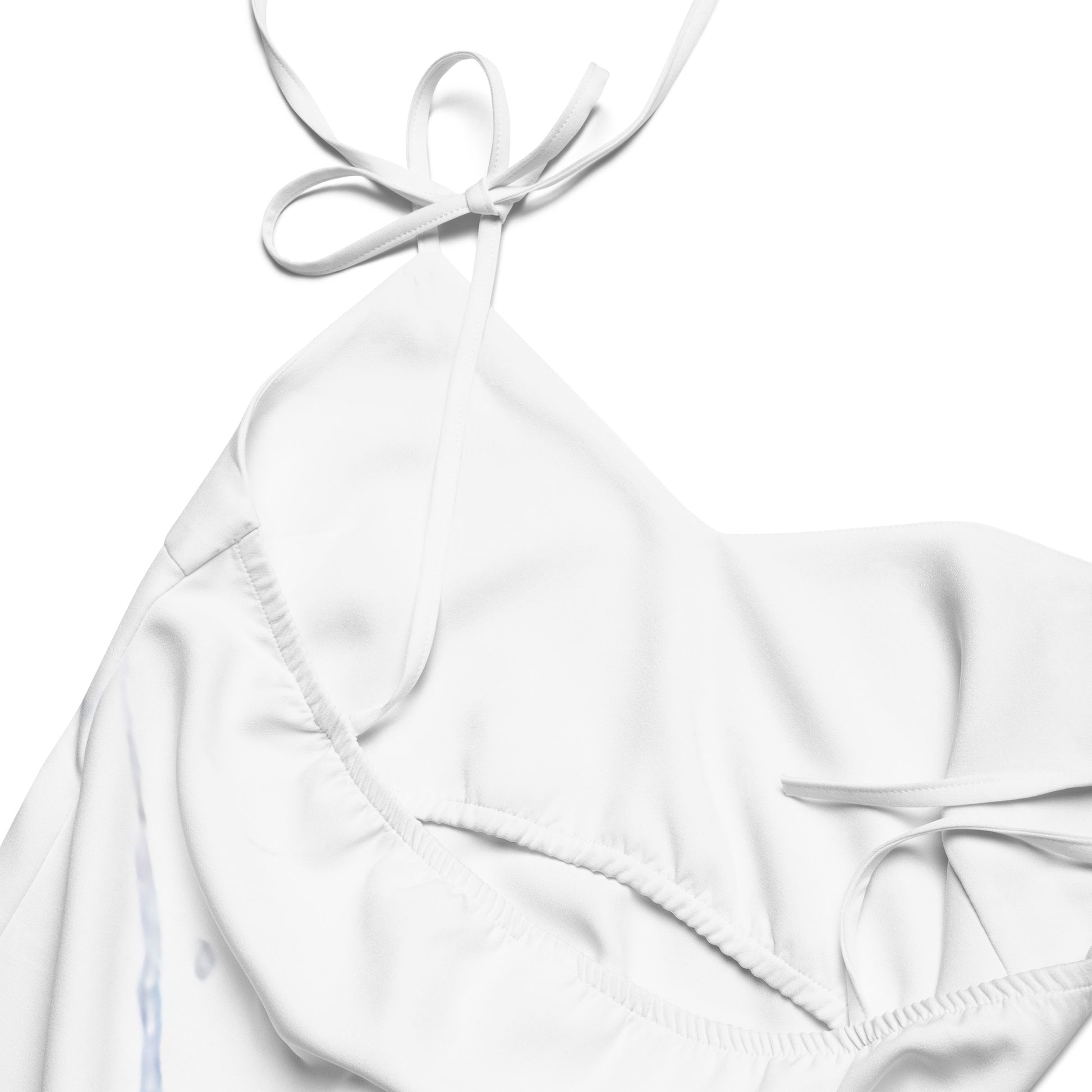 Watercolour Blue Splash - Womens Tie - Strap Chiffon Slip Dress - iSAW Company