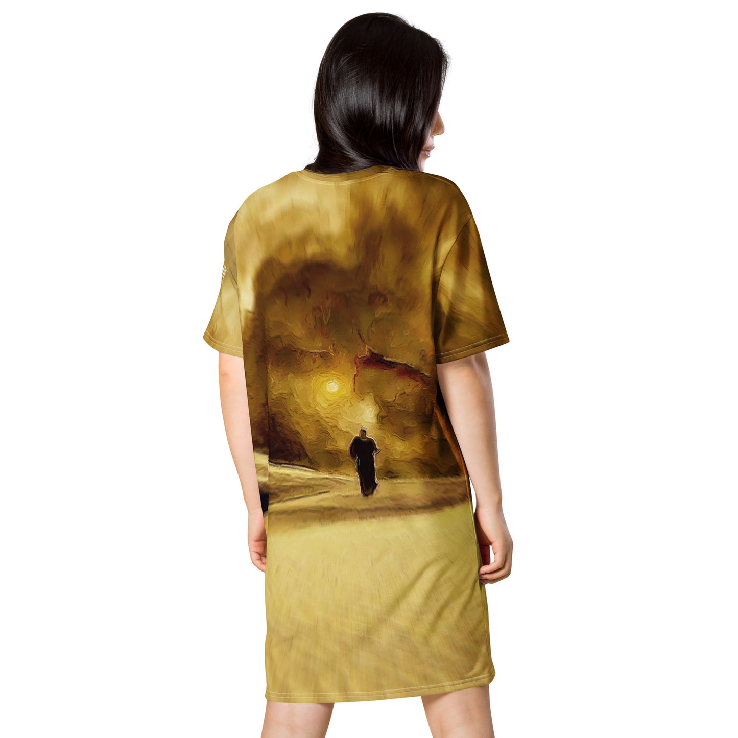 Eye Of The Sand Storm - Womens T-Shirt Dress
