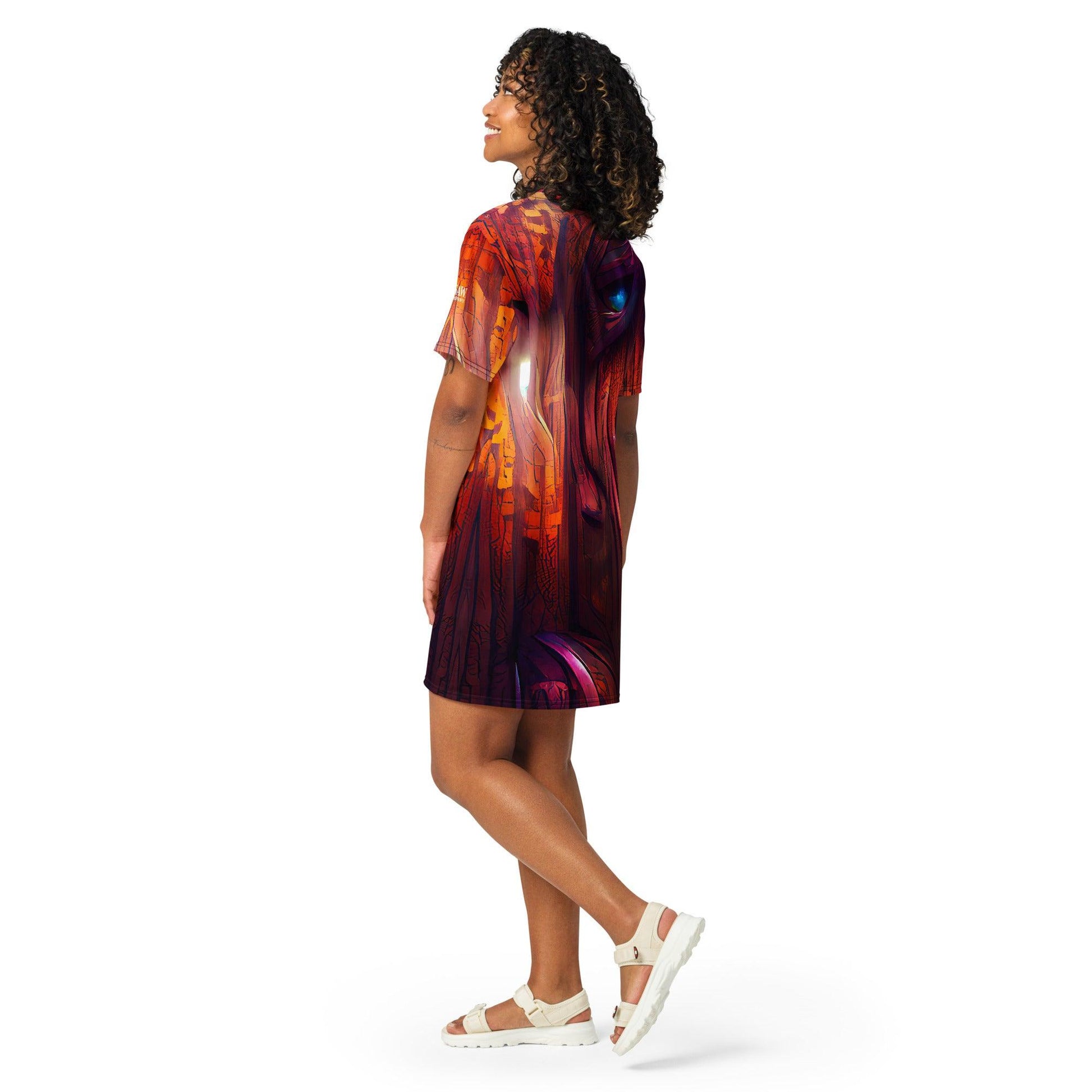 Hardwood - Womens T-Shirt Dress - iSAW Company