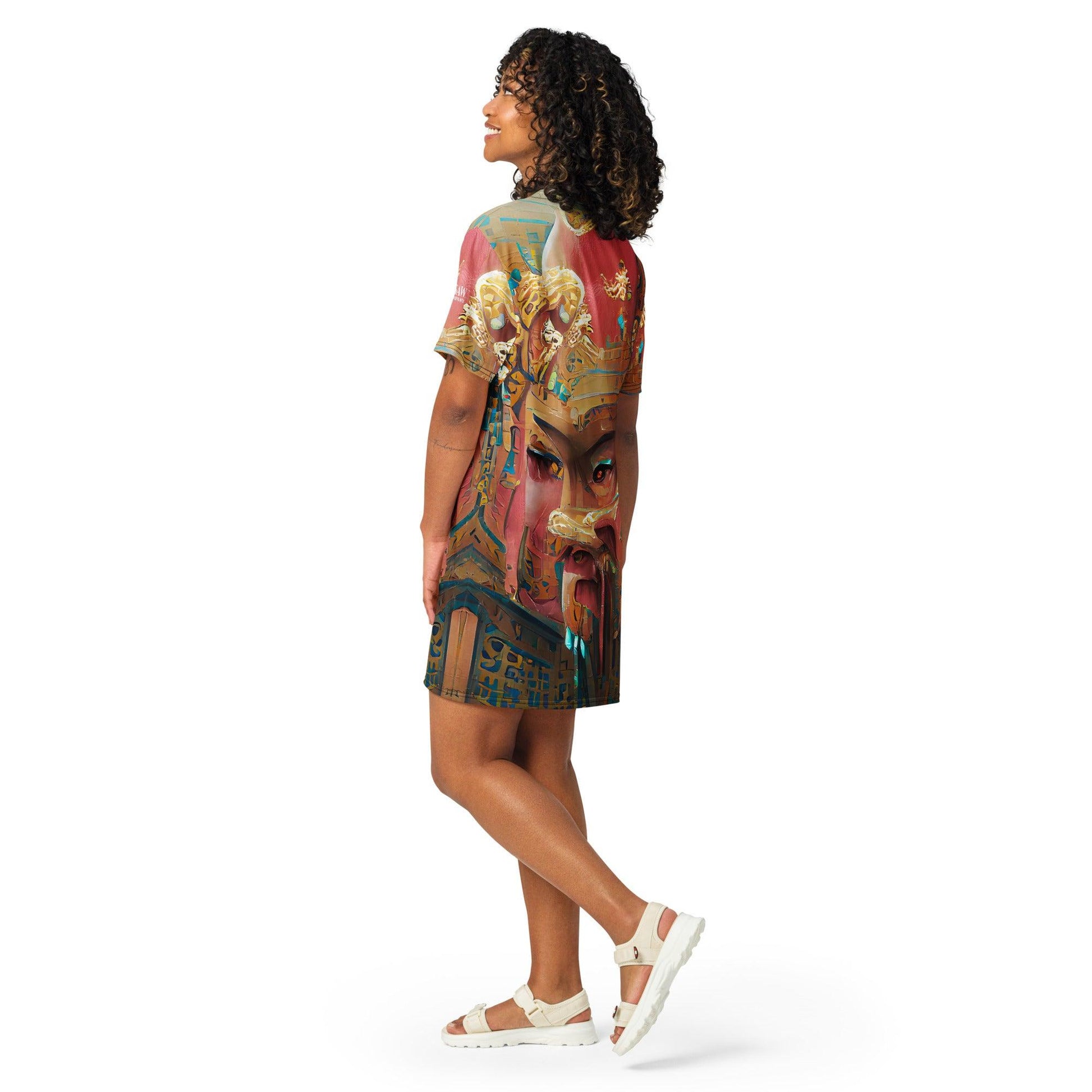 Huángdì - Womens T-Shirt Dress - iSAW Company