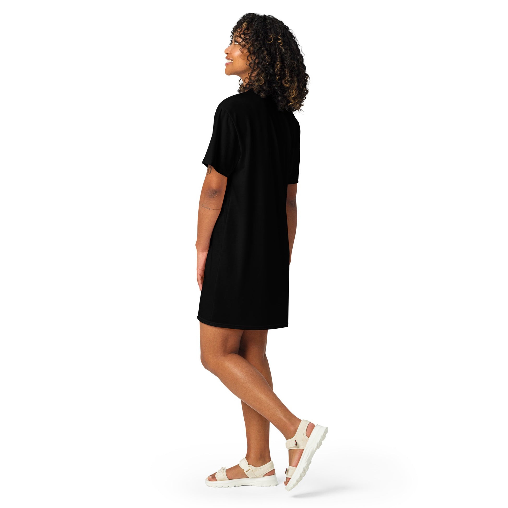 iSAW Womens Black T-Shirt Dress - iSAW Company