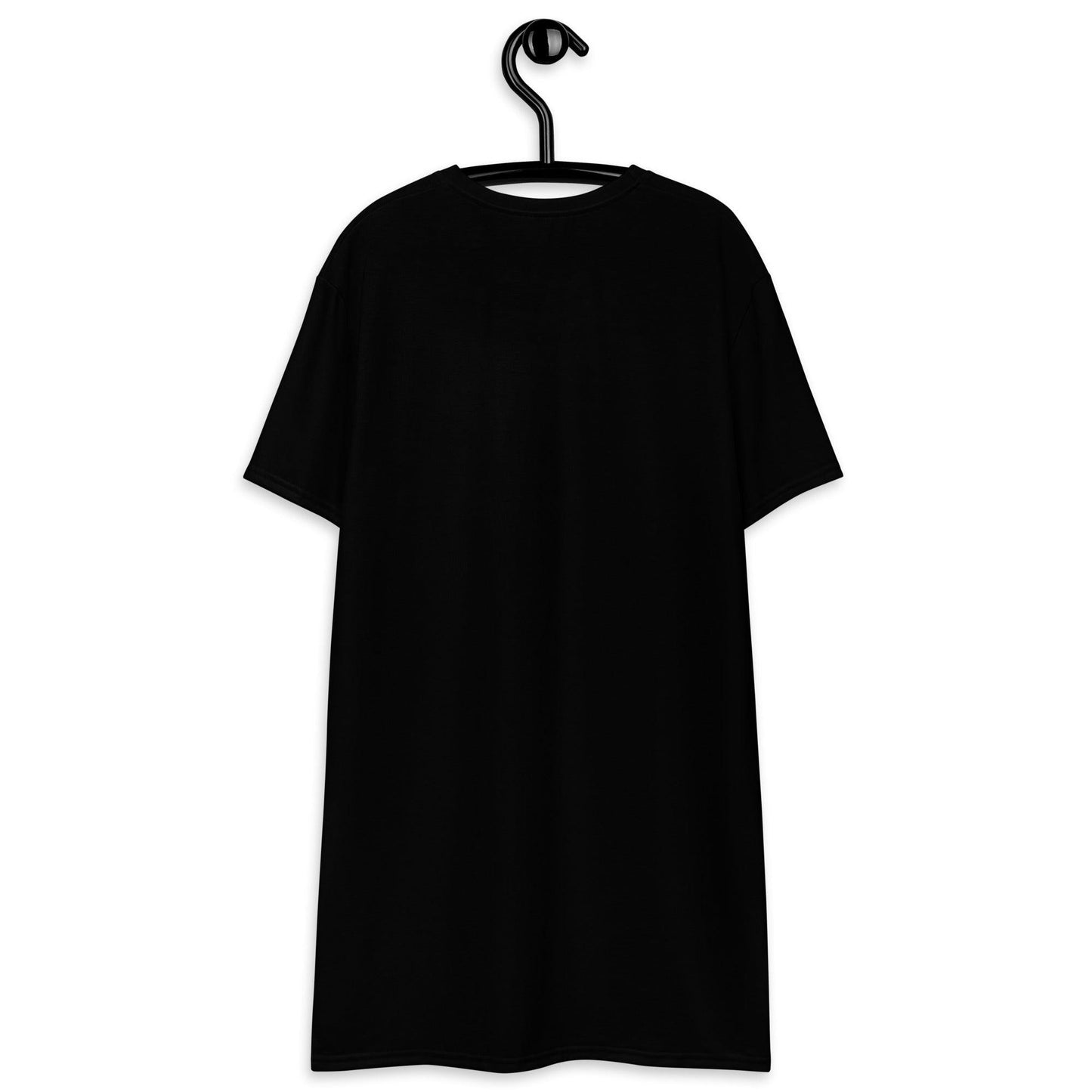 I'm On Cloud Wine - Womens Black T-Shirt Dress