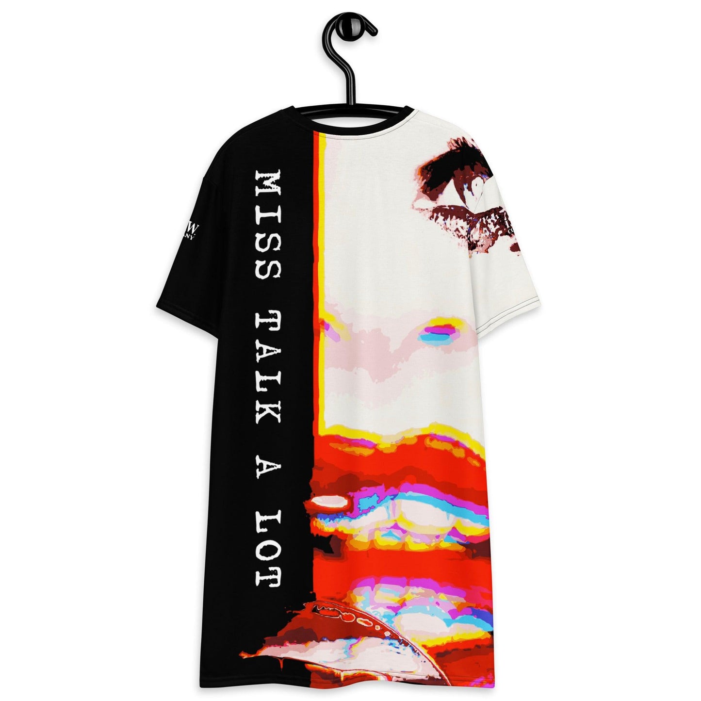 Miss Talk A Lot - Womens T-Shirt Dress