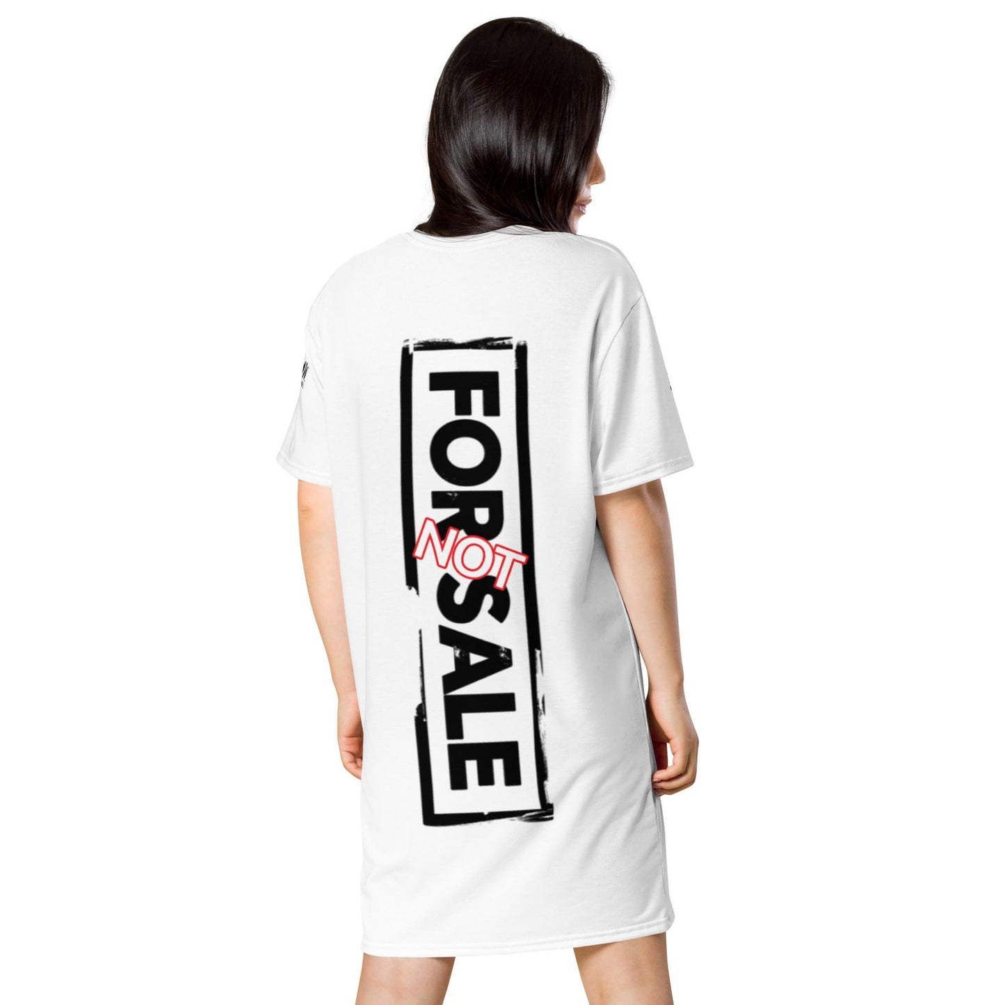 Not For Sale Black Stamp - Womens T-Shirt Dress