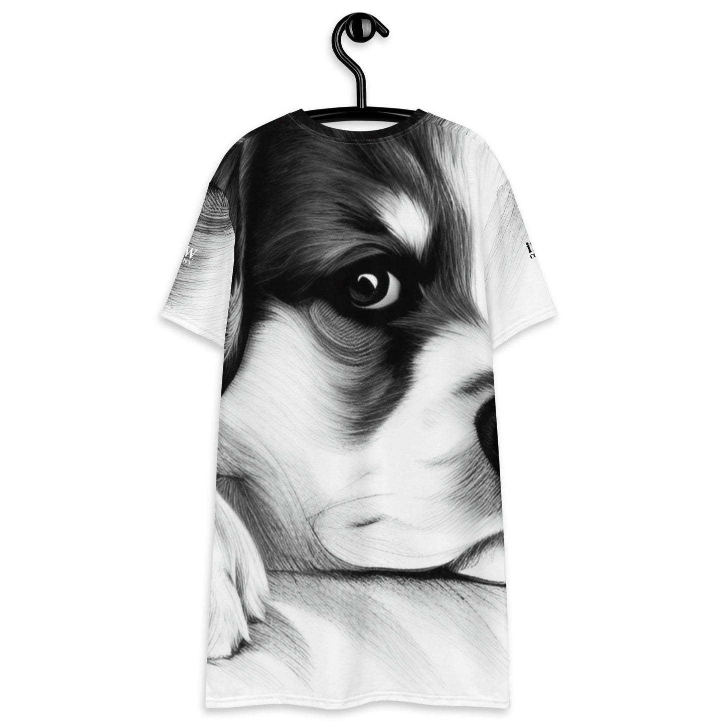 Puppy Love 3 - Womens T-Shirt Dress