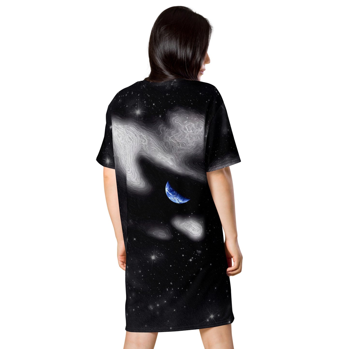 In The Quiet of Your Mind - Womens T-Shirt Dress - iSAW Company