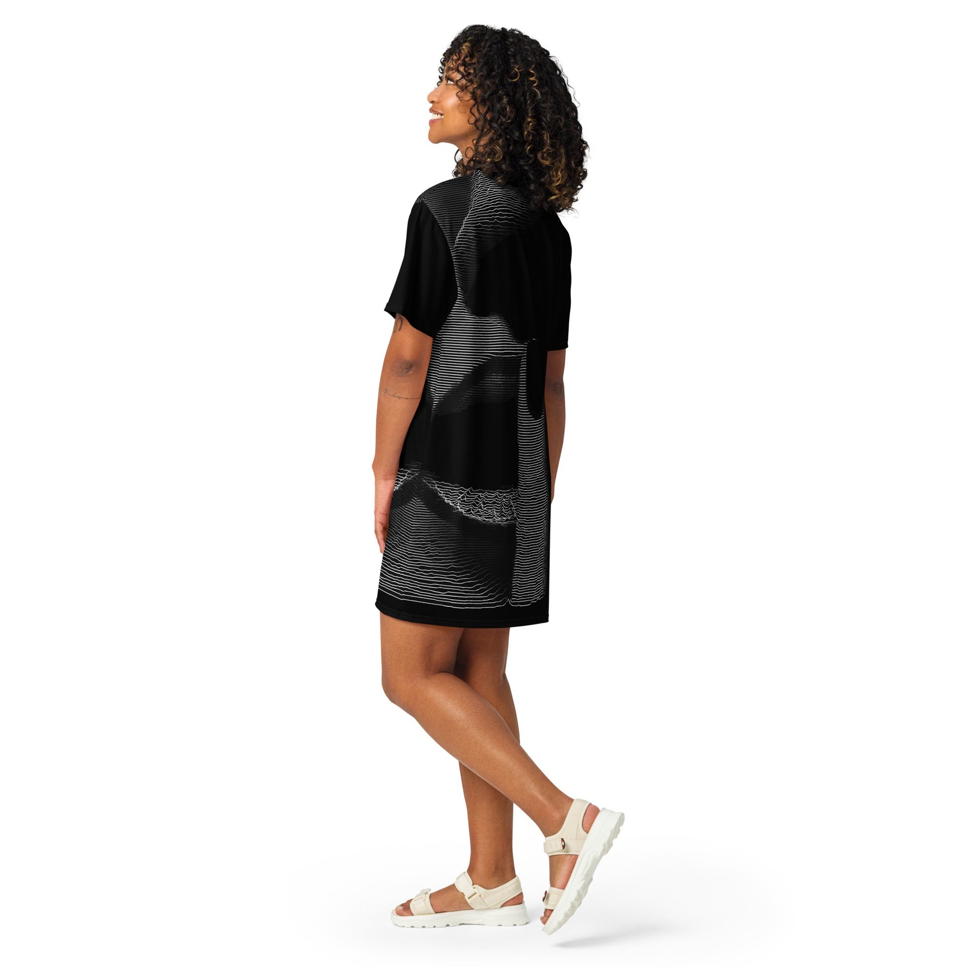 Shhh! - Womens T-Shirt Dress - iSAW Company