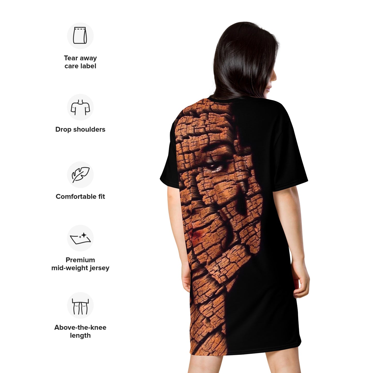 Bored Stiff - Womens T-Shirt Dress - iSAW Company