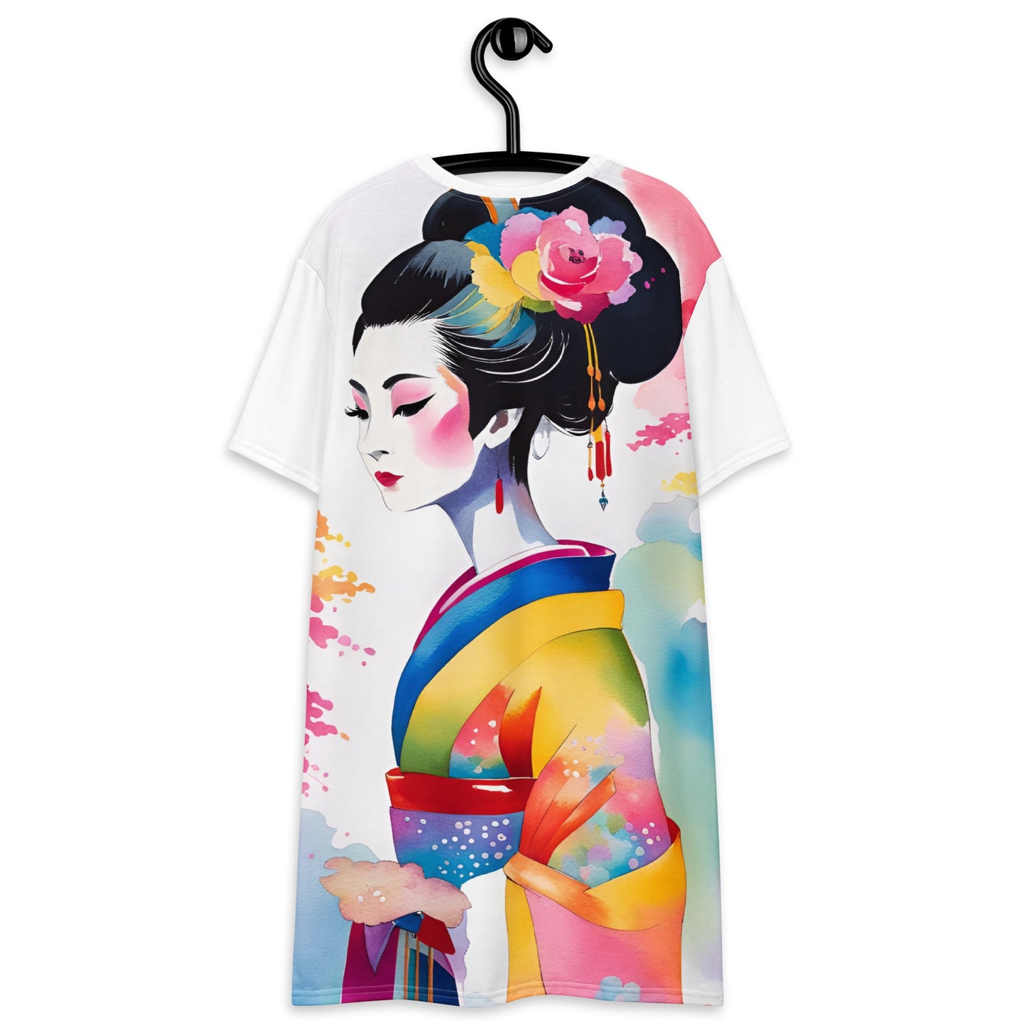 Geisha Girl - Womens T-Shirt Dress - iSAW Company