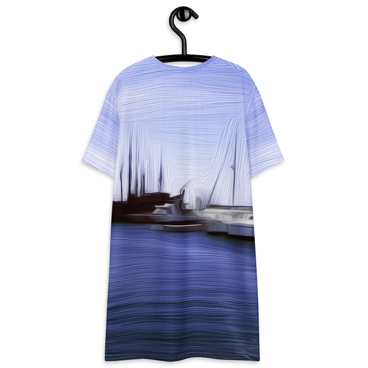 The Sleeping Yachts (at Afternoon) - Womens T-Shirt Dress - iSAW Company
