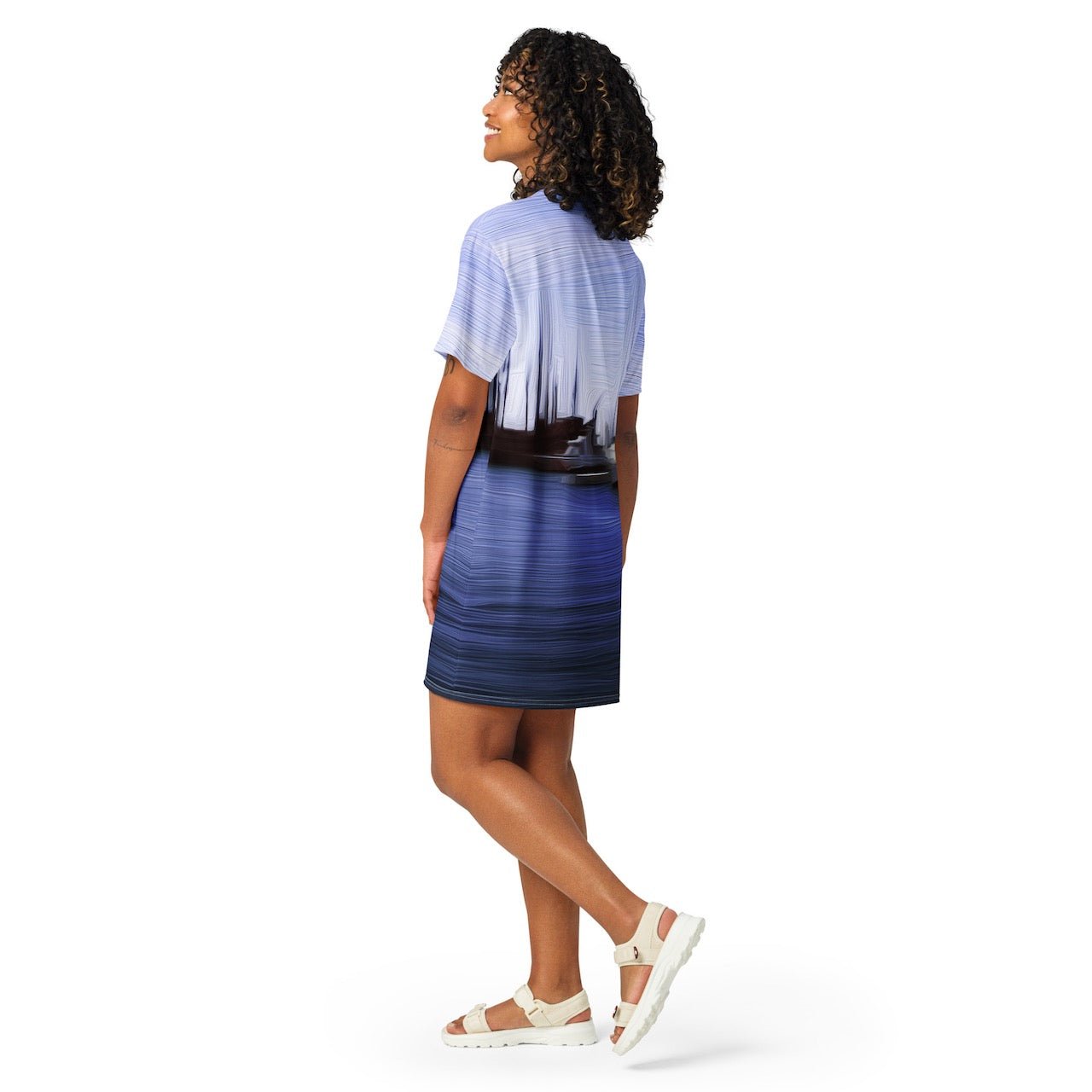The Sleeping Yachts (at Afternoon) - Womens T-Shirt Dress - iSAW Company