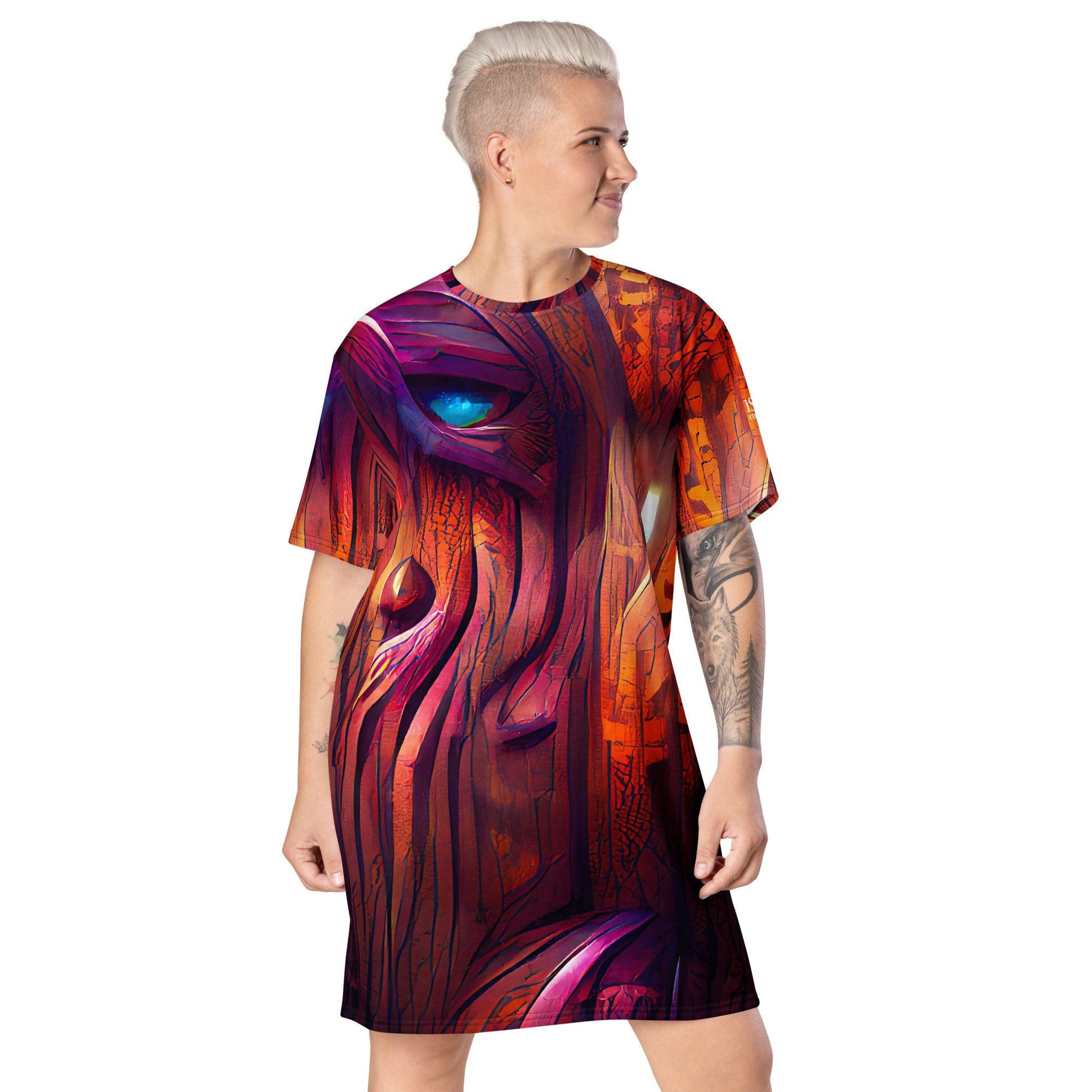 Hardwood - Womens T-Shirt Dress - iSAW Company