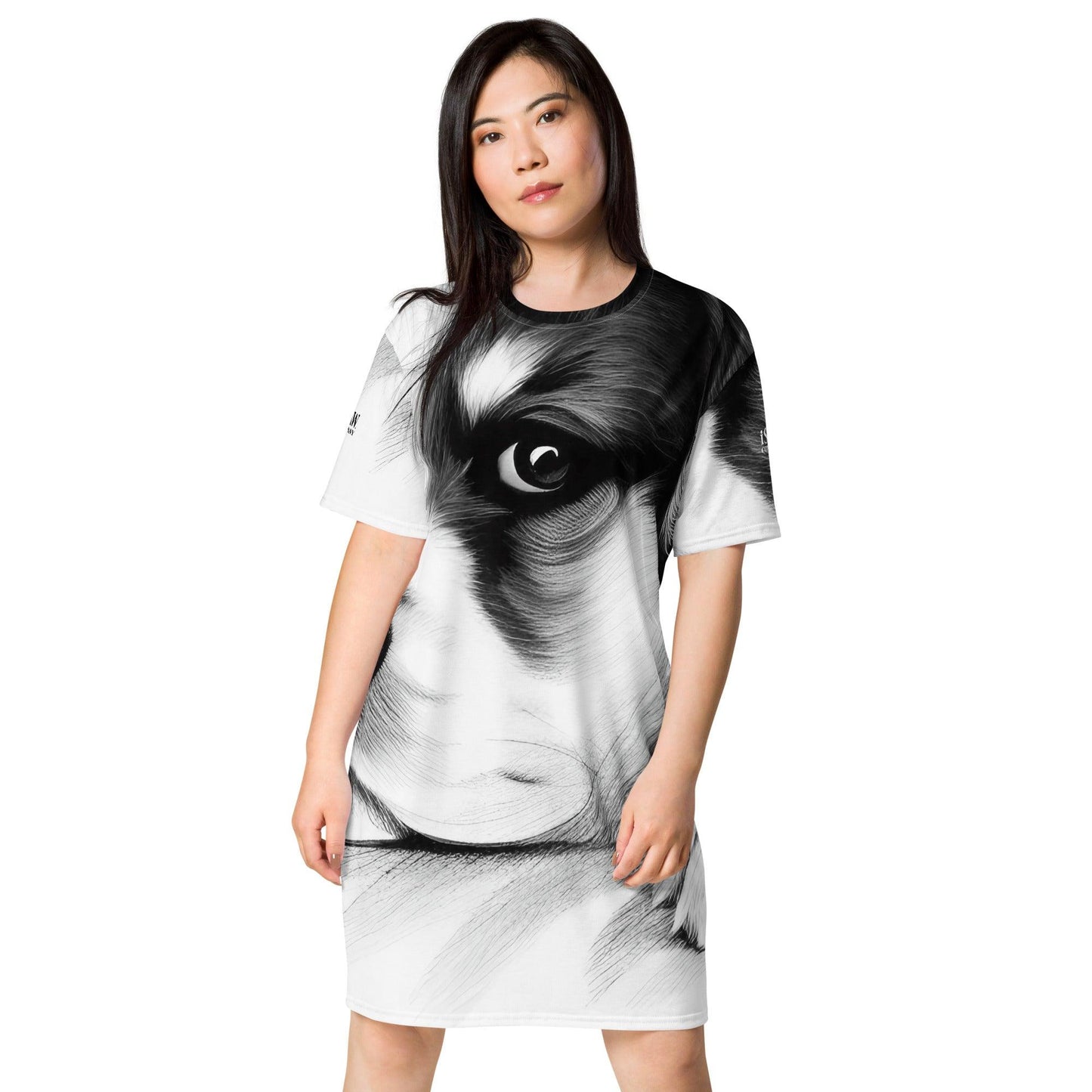 Puppy Love 3 - Womens T-Shirt Dress