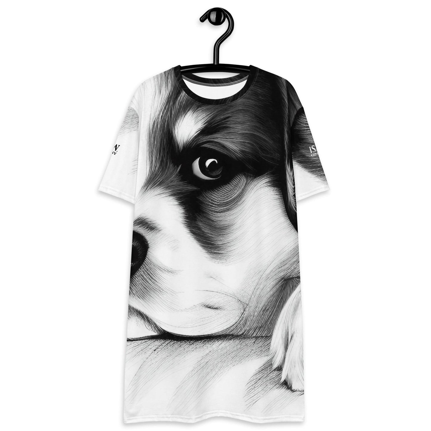 Puppy Love 3 - Womens T-Shirt Dress