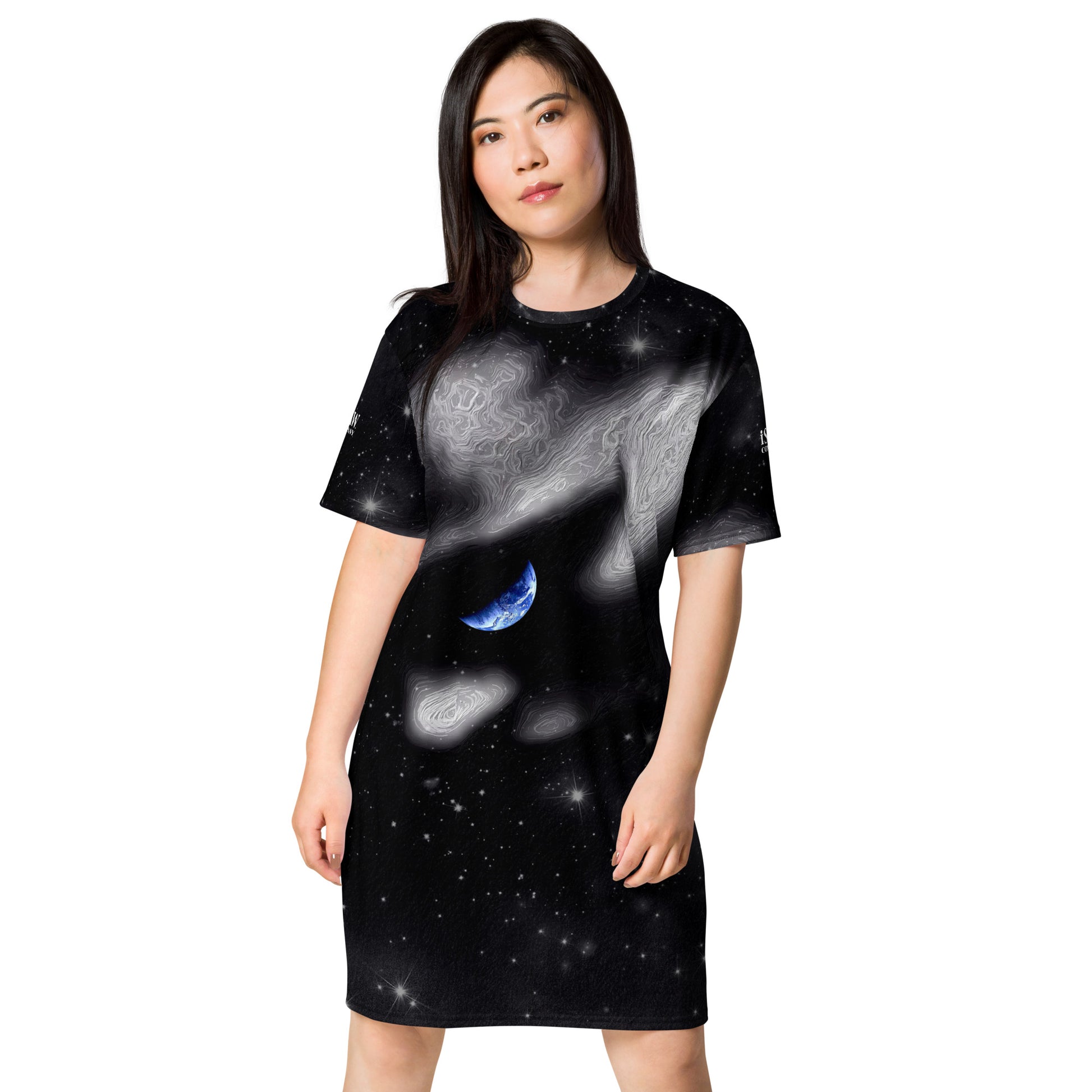 In The Quiet of Your Mind - Womens T-Shirt Dress - iSAW Company