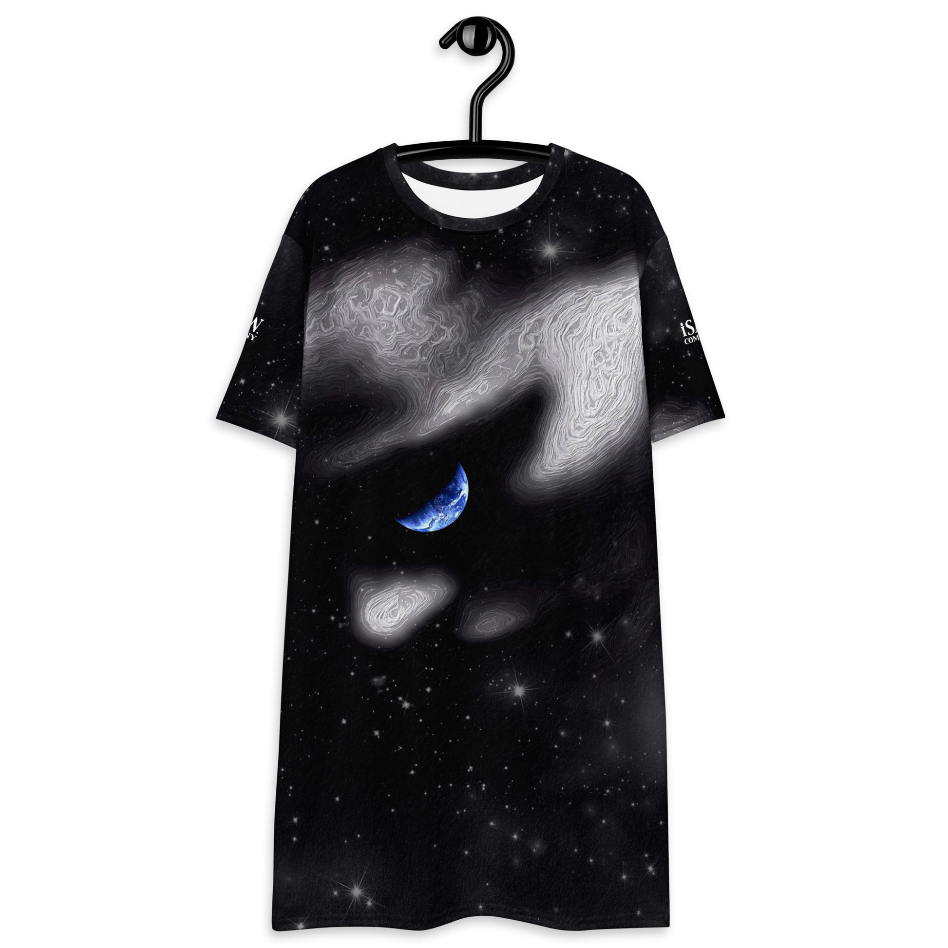 In The Quiet of Your Mind - Womens T-Shirt Dress - iSAW Company