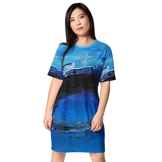 A Drop In The Ocean - Womens T-Shirt Dress - iSAW Company