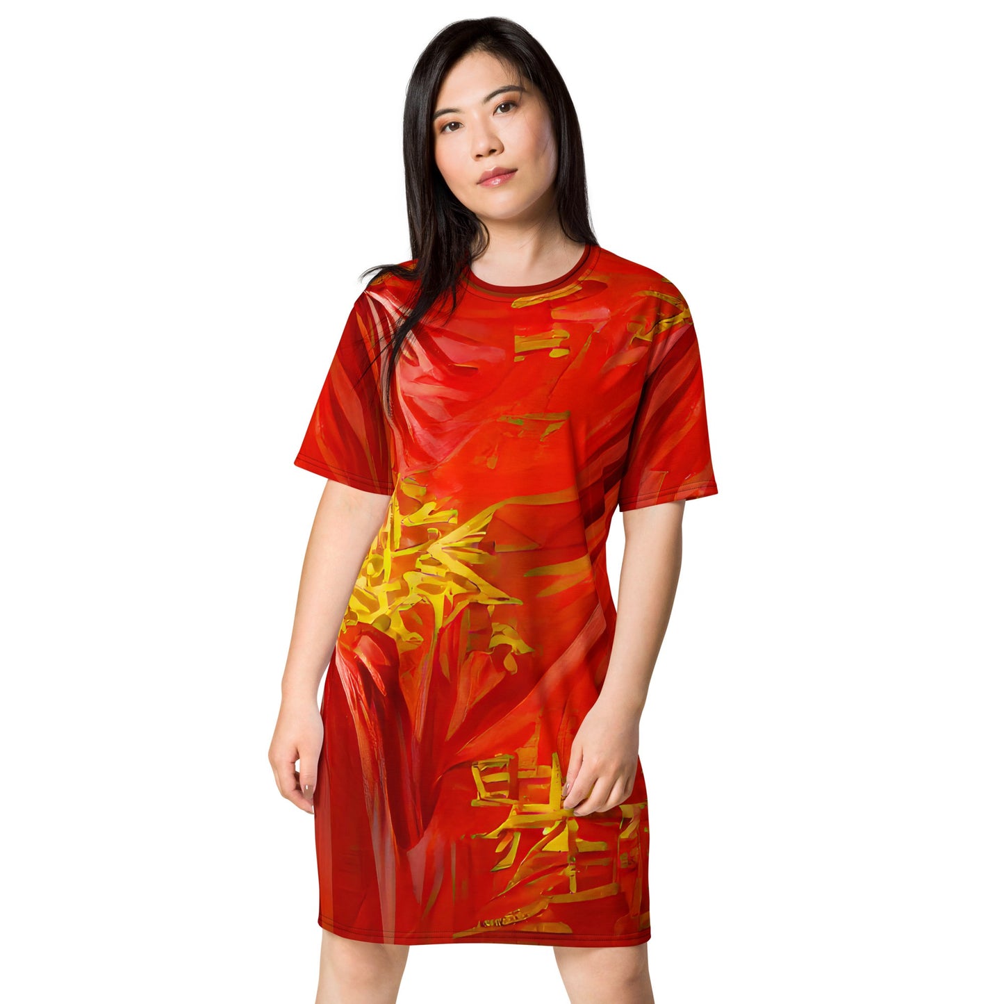 Qízhì - Womens T-Shirt Dress - iSAW Company