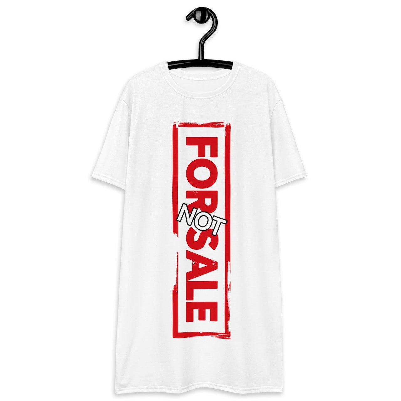 Not For Sale Red Stamp - Womens T-Shirt Dress - iSAW Company