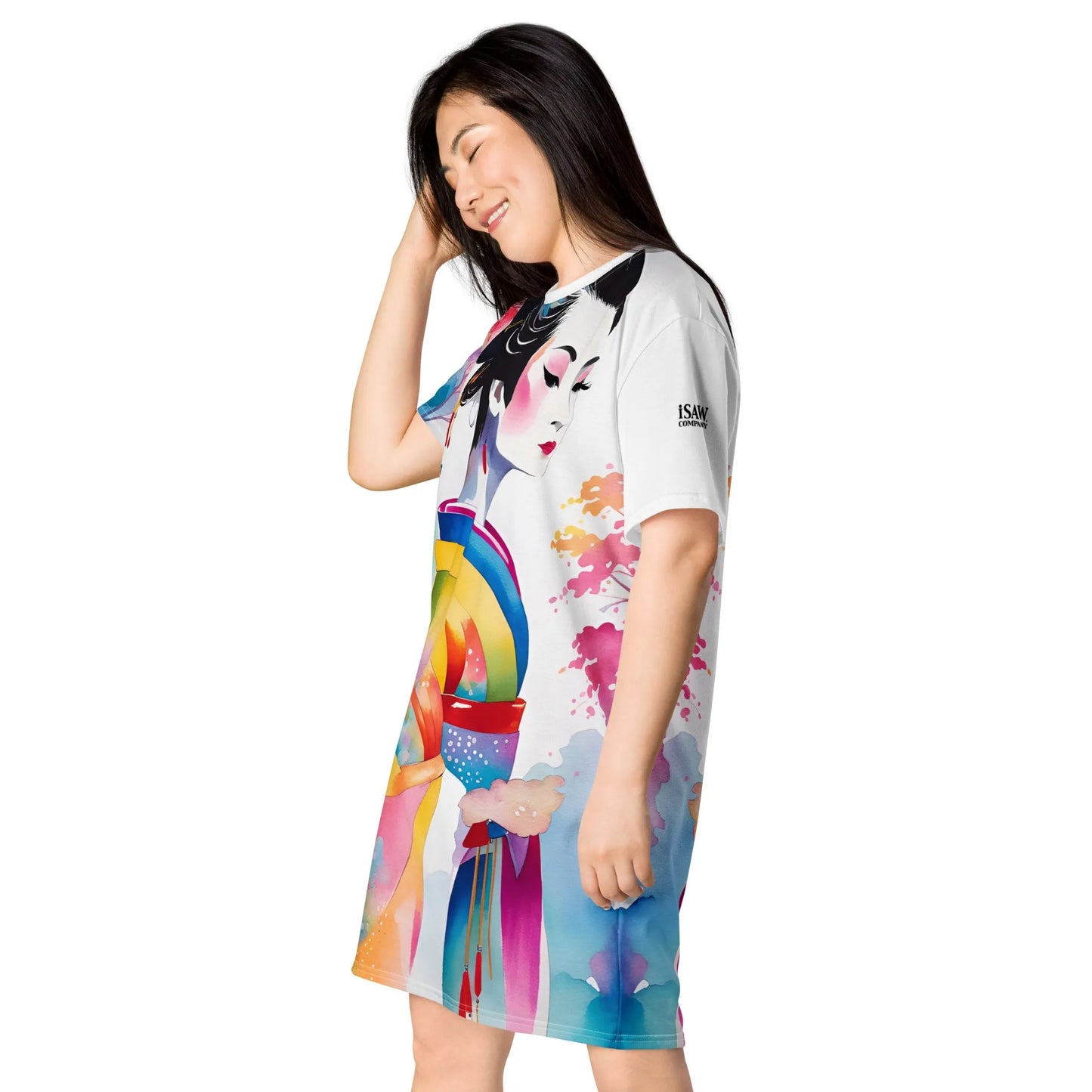 Geisha Girl - Womens T-Shirt Dress - iSAW Company