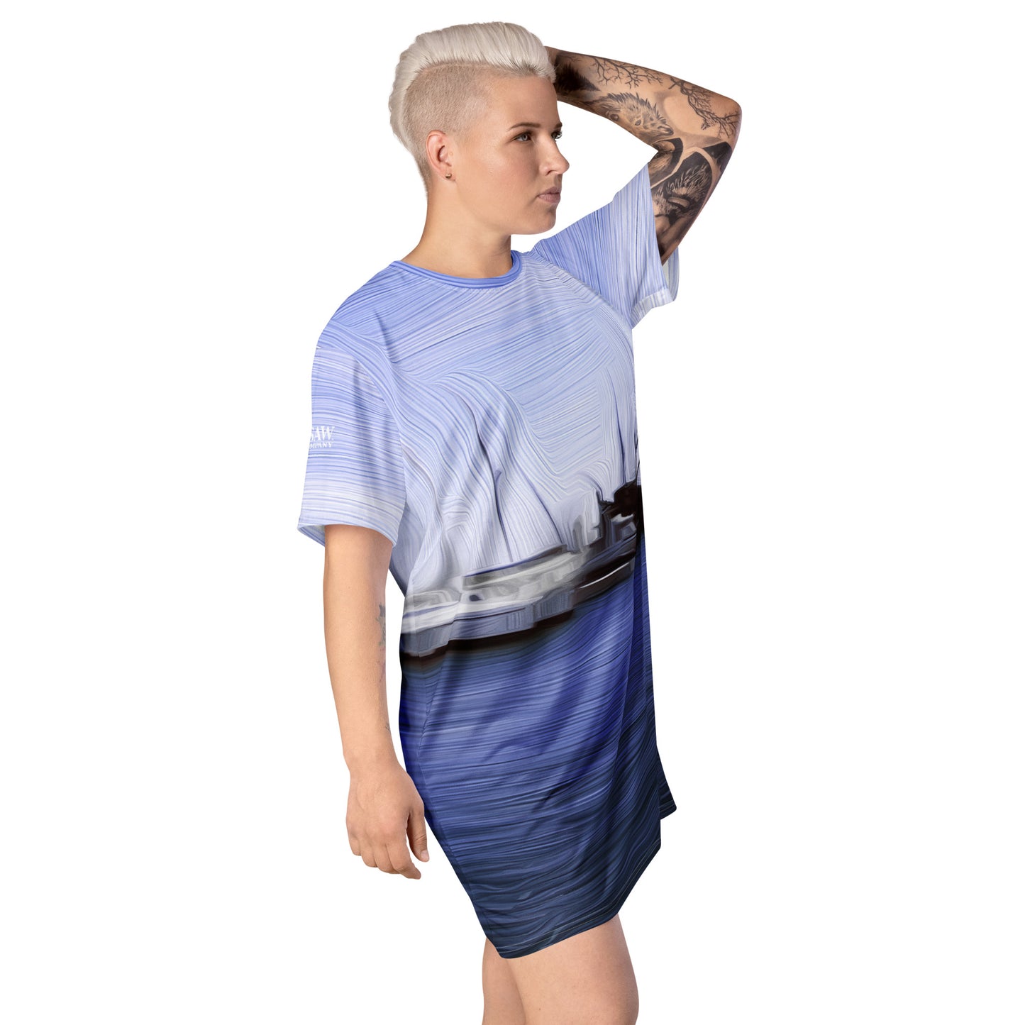 The Sleeping Yachts (at Afternoon) - Womens T-Shirt Dress