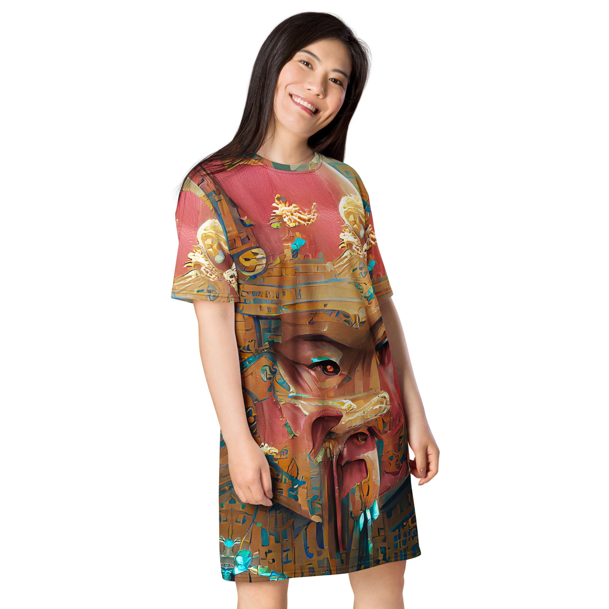 Huángdì - Womens T-Shirt Dress - iSAW Company