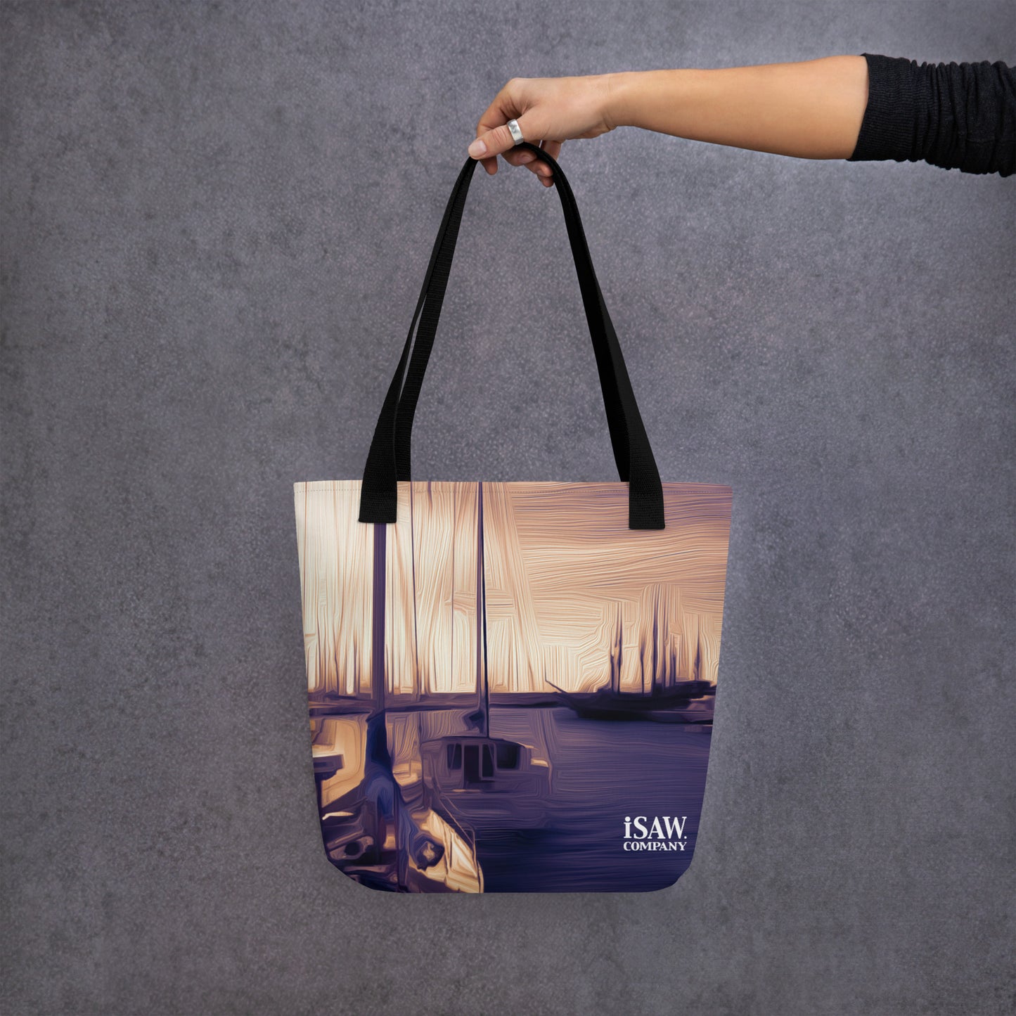 The Sleeping Yachts (at Sunset) - Tote Bag