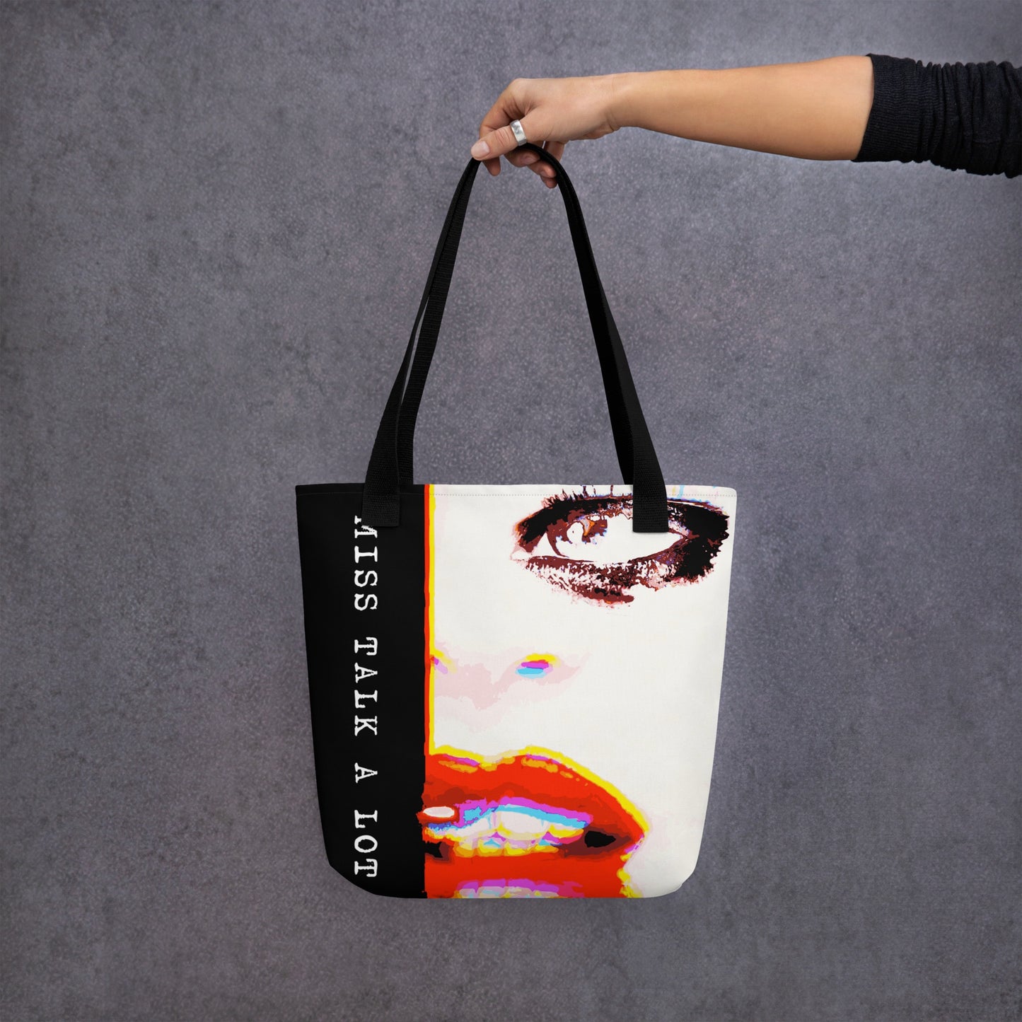 Miss Talk A Lot - Tote Bag - iSAW Company - iSAW Company