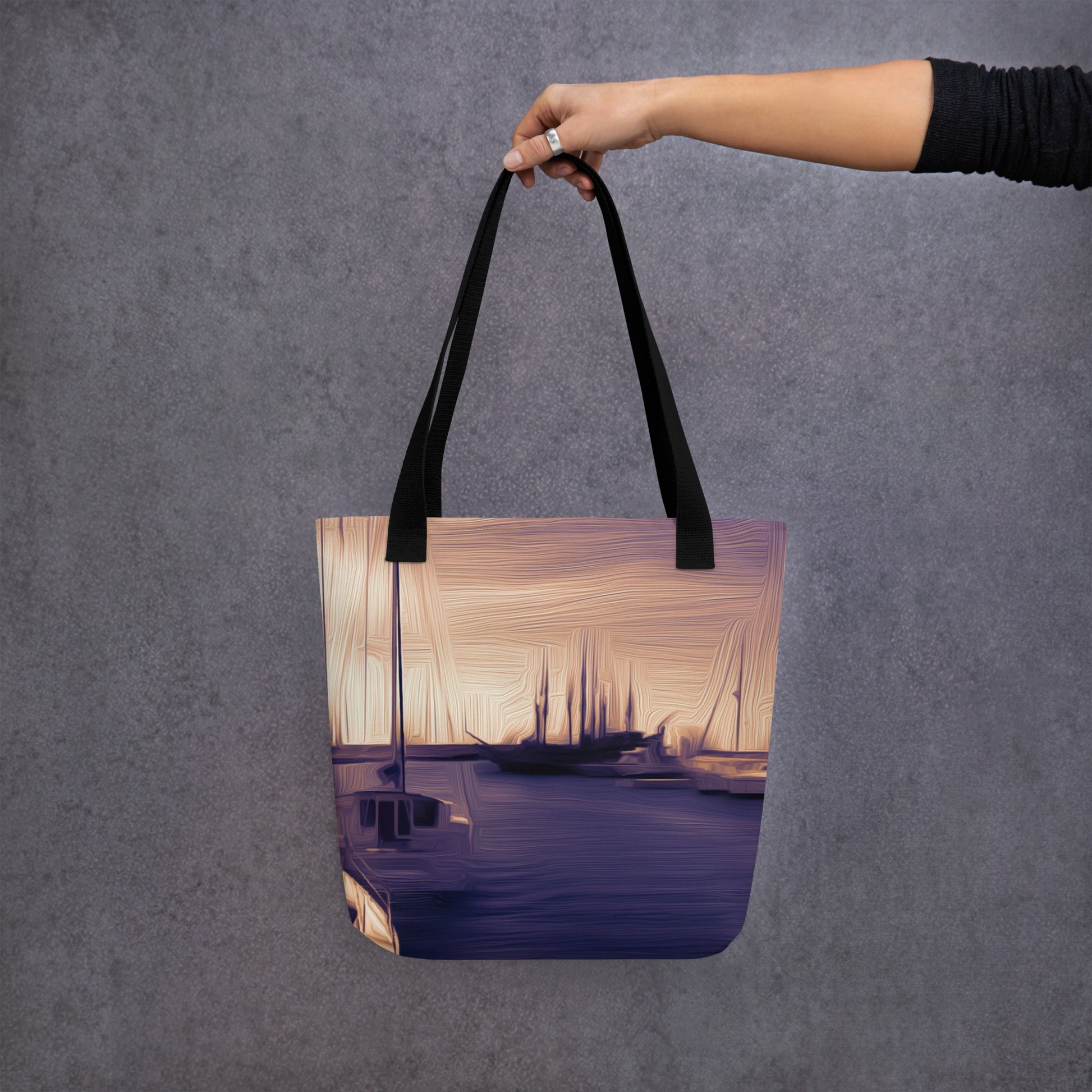 The Sleeping Yachts (at Sunset) - Tote Bag - iSAW Company