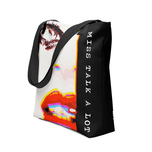 Miss Talk A Lot - Tote Bag