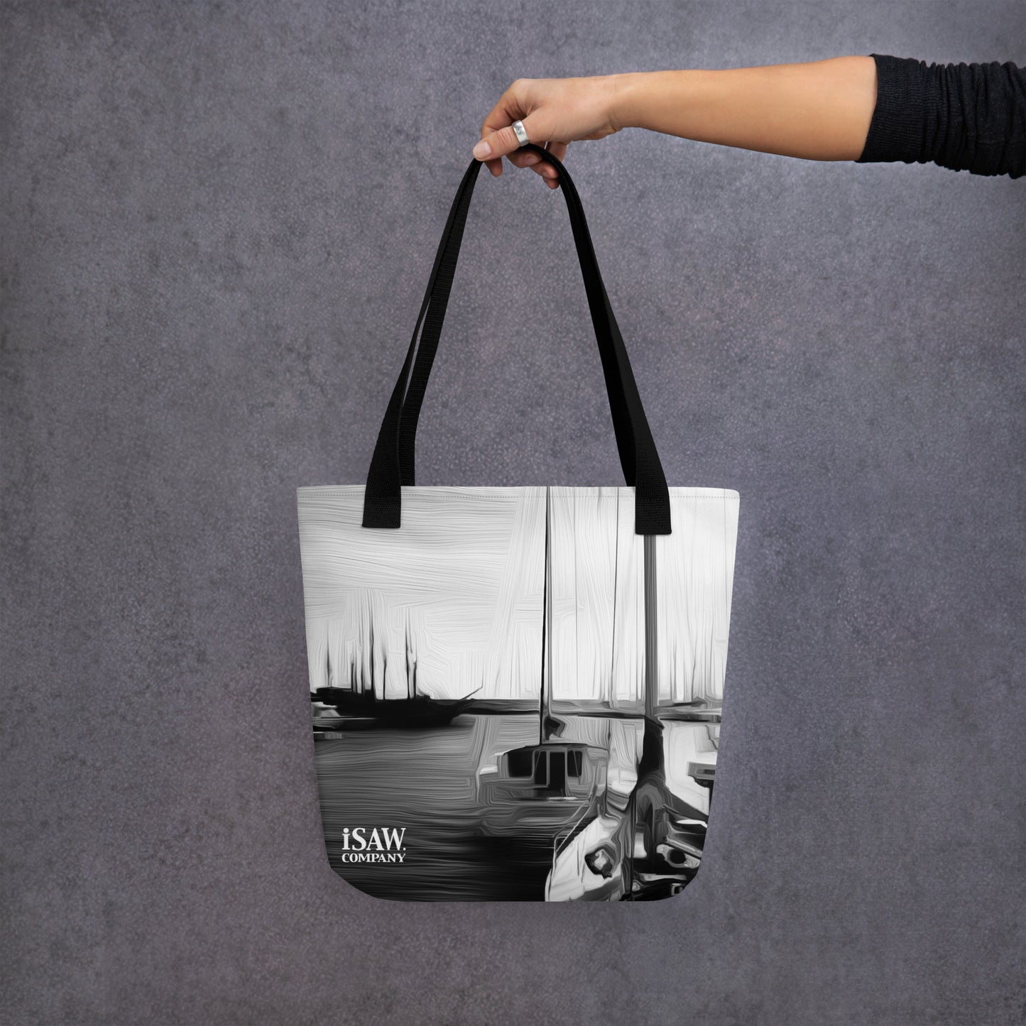 The Sleeping Yachts (at Night) - Tote Bag