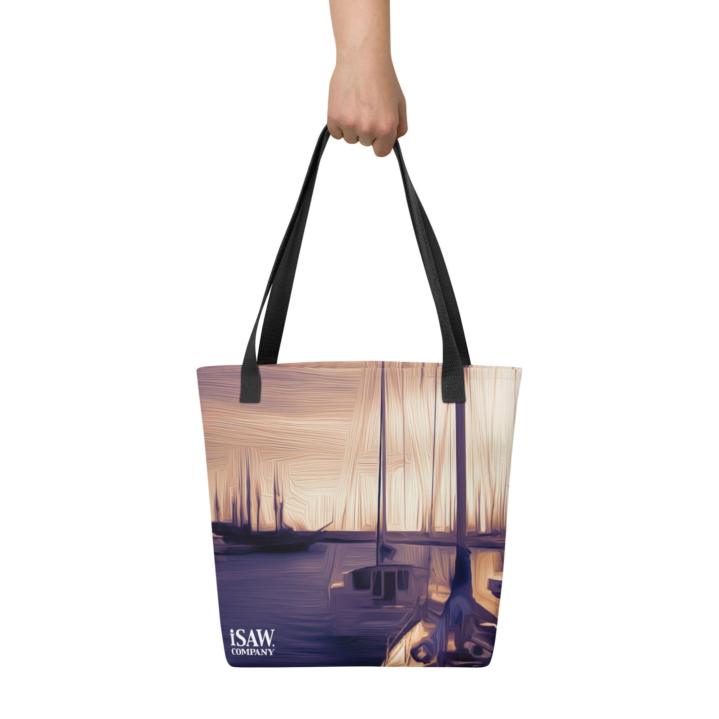 The Sleeping Yachts (at Sunset) - Tote Bag