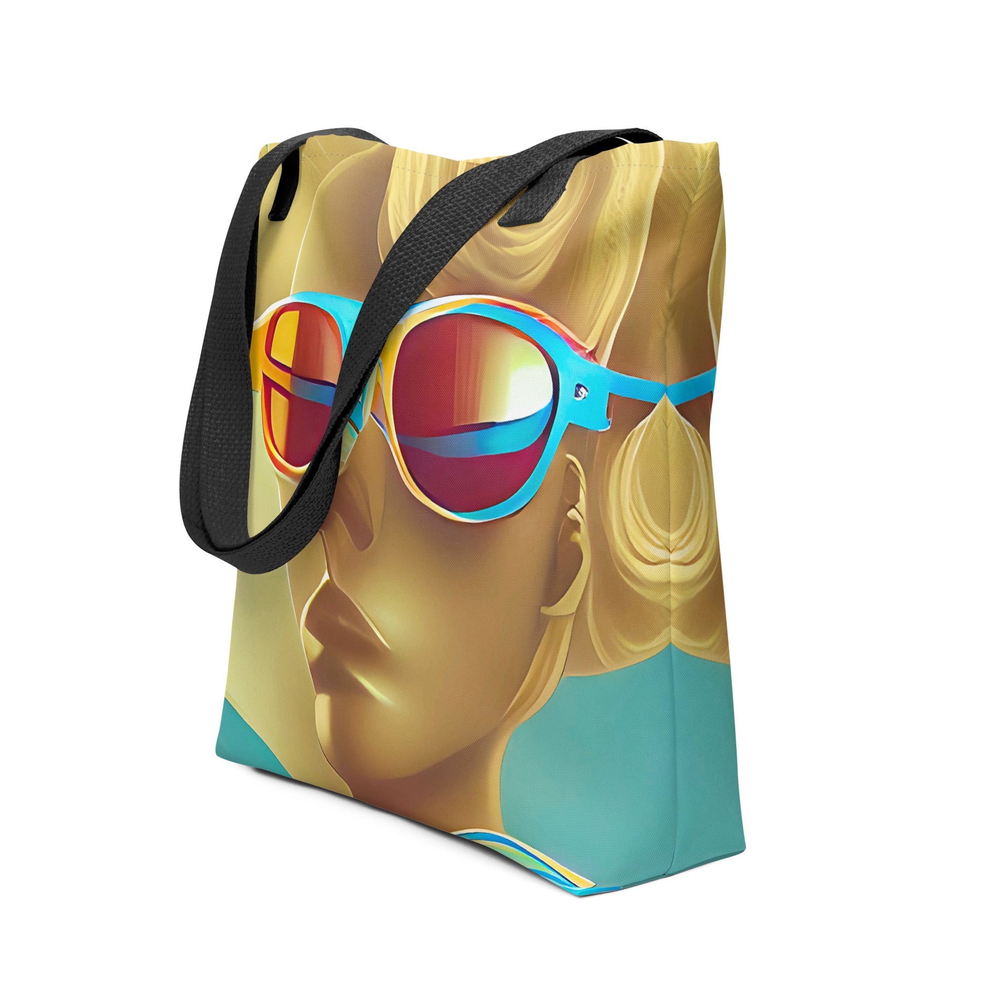 Retro Cool Blue - Tote Bag - iSAW Company - iSAW Company