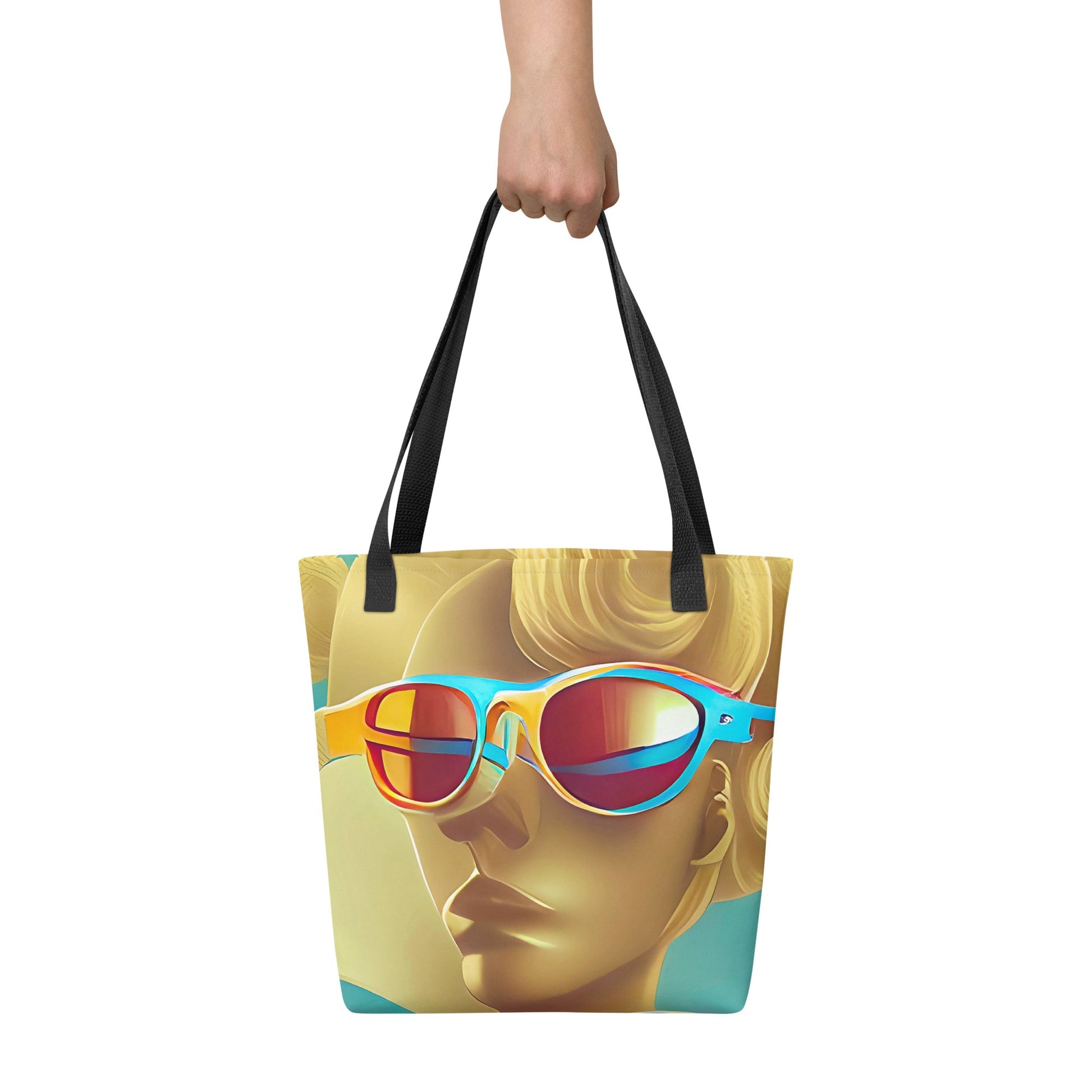 Retro Cool Blue - Tote Bag - iSAW Company - iSAW Company