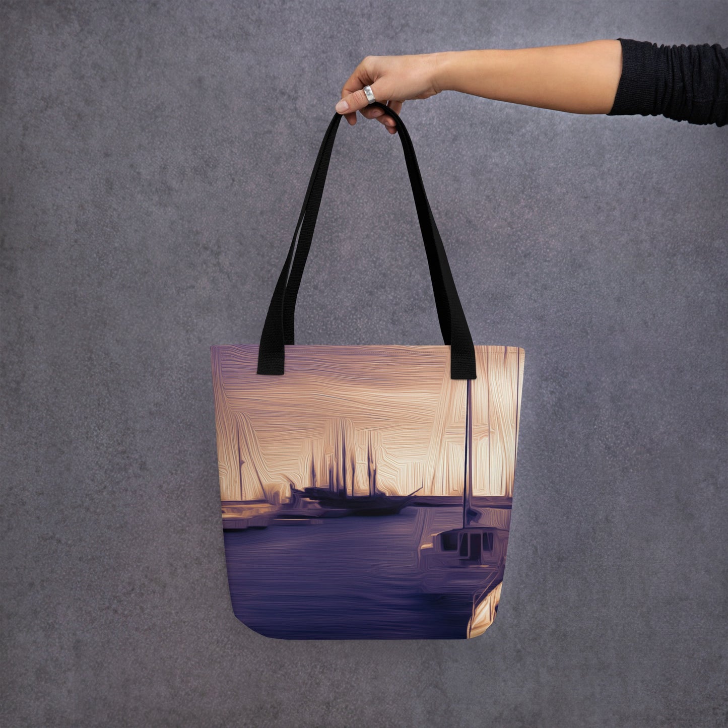 The Sleeping Yachts (at Sunset) - Tote Bag - iSAW Company