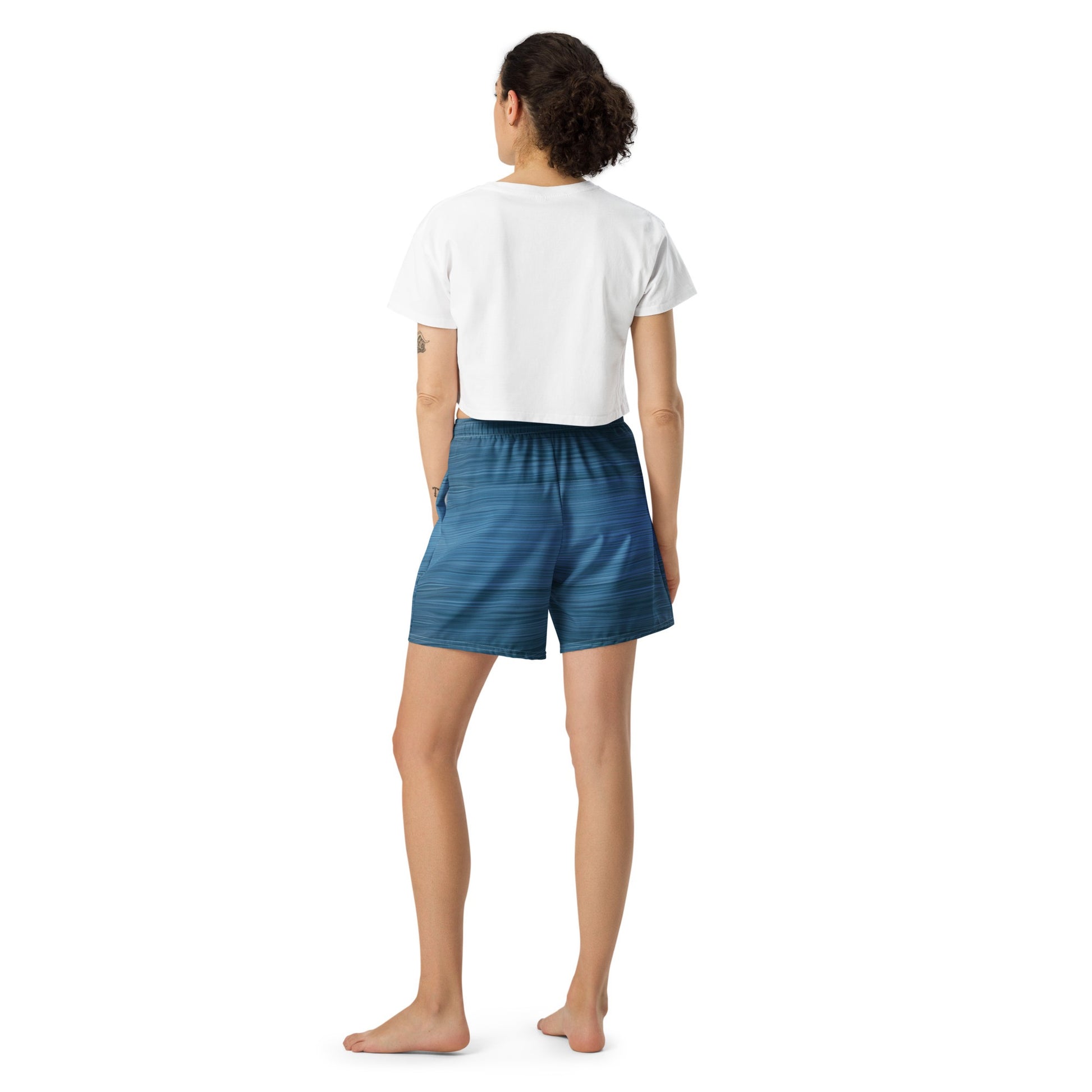 The Sleeping Yachts (at Morning) - Unisex Athletic Shorts - iSAW Company